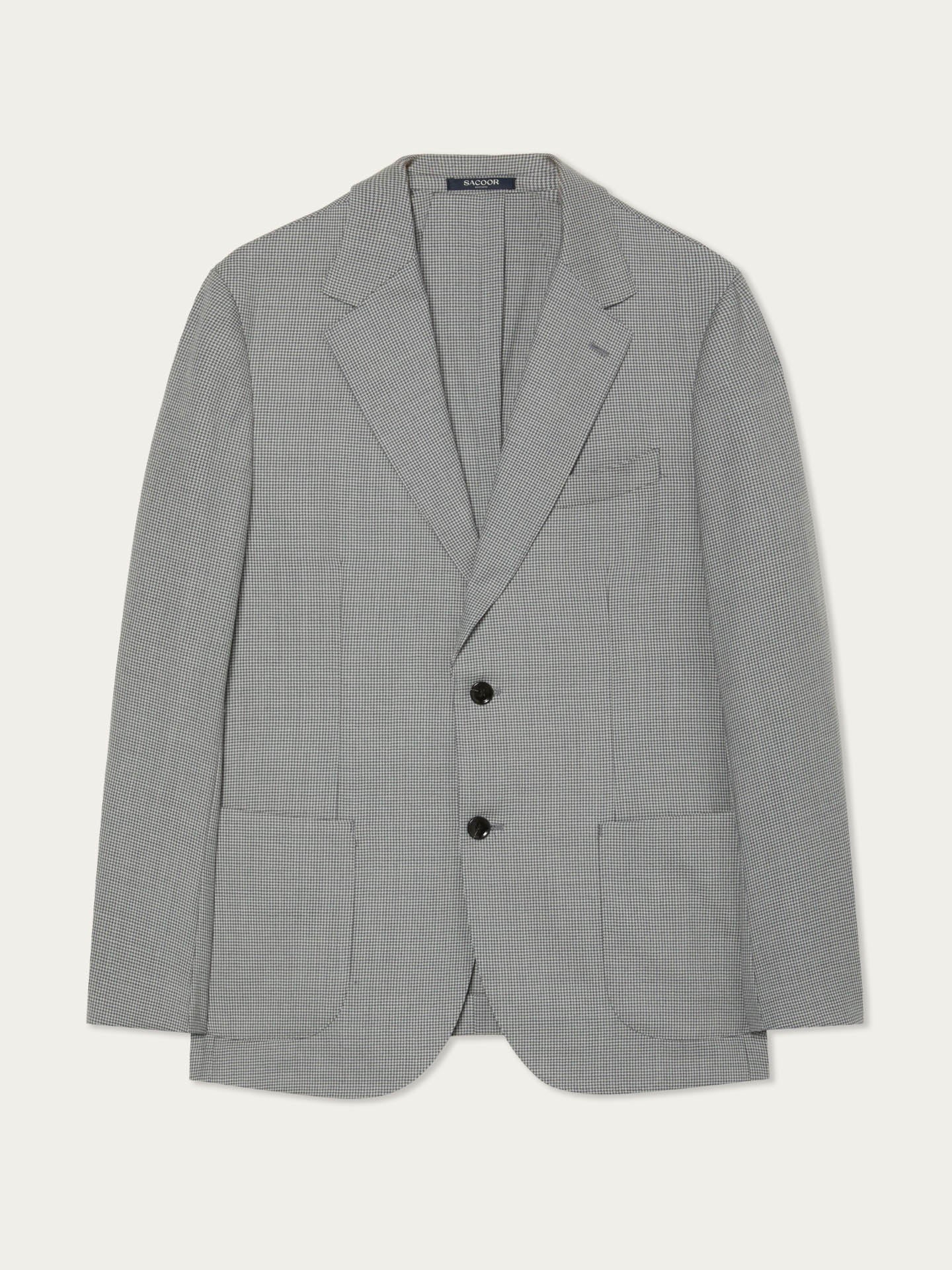 Blazer com Bolsos de Chapa Pied Poule - Image 4