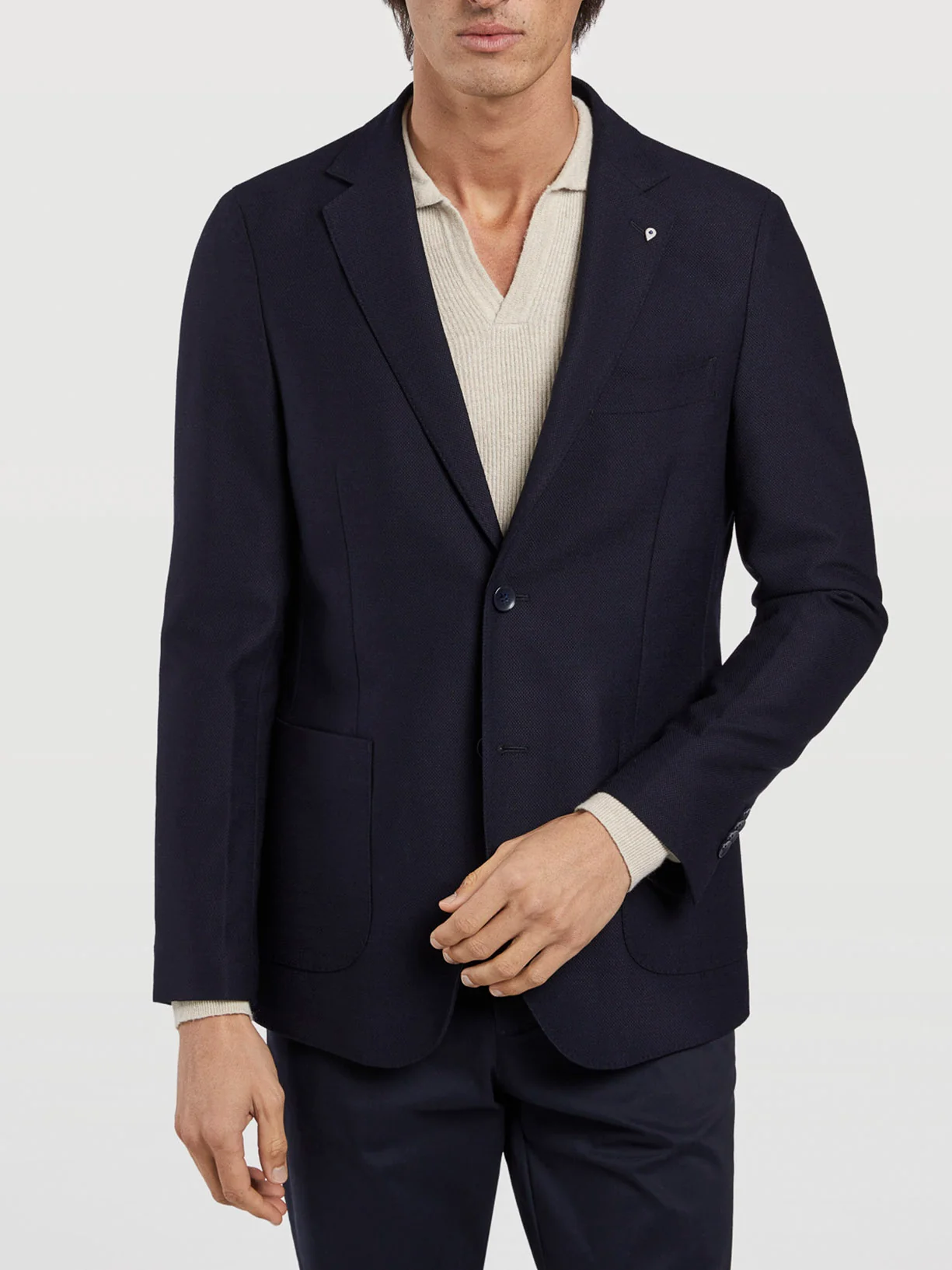 Blazer da linha K-easy com múltiplos bolsos no interior