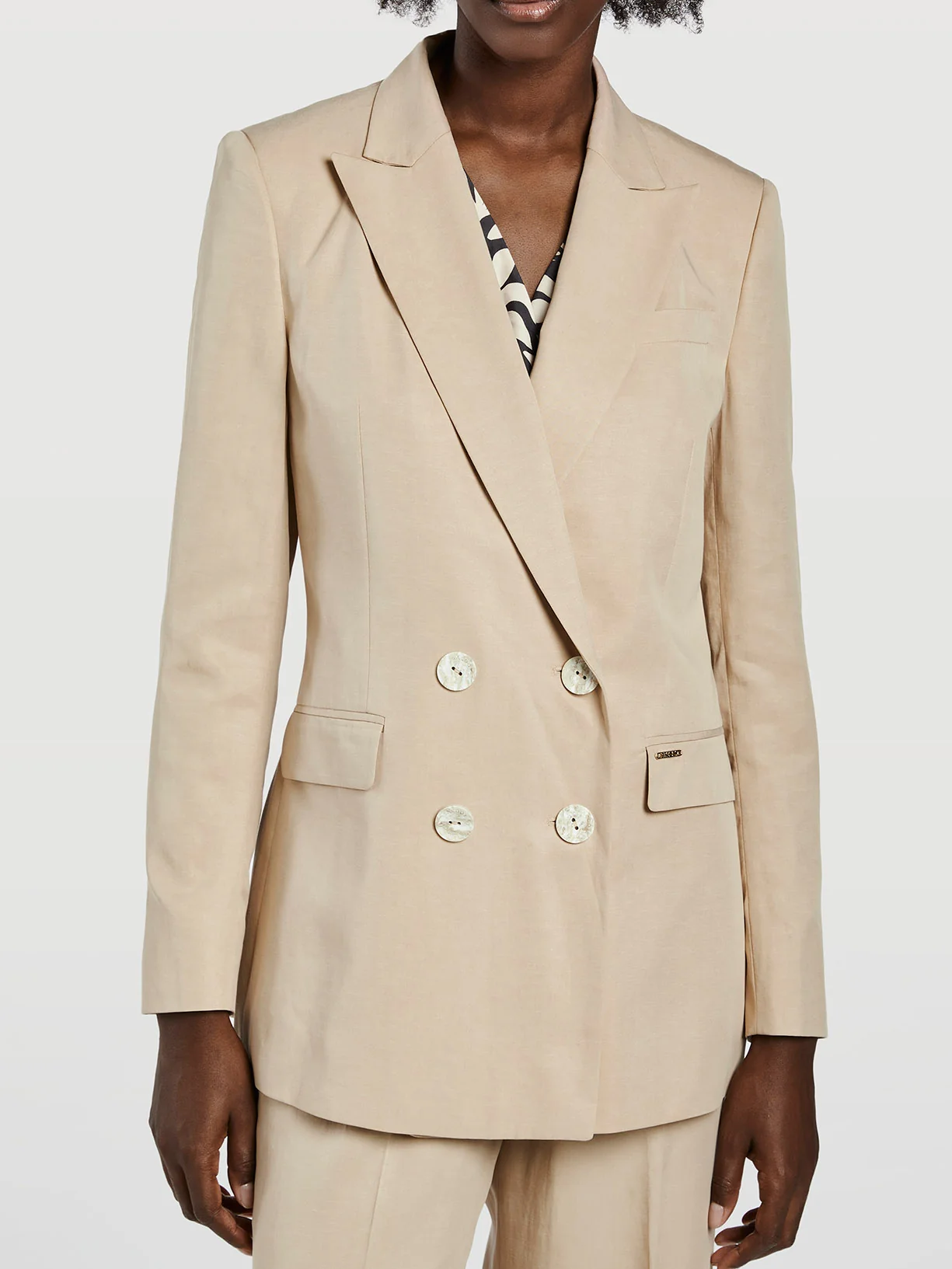 Blazer de fato de trespasse