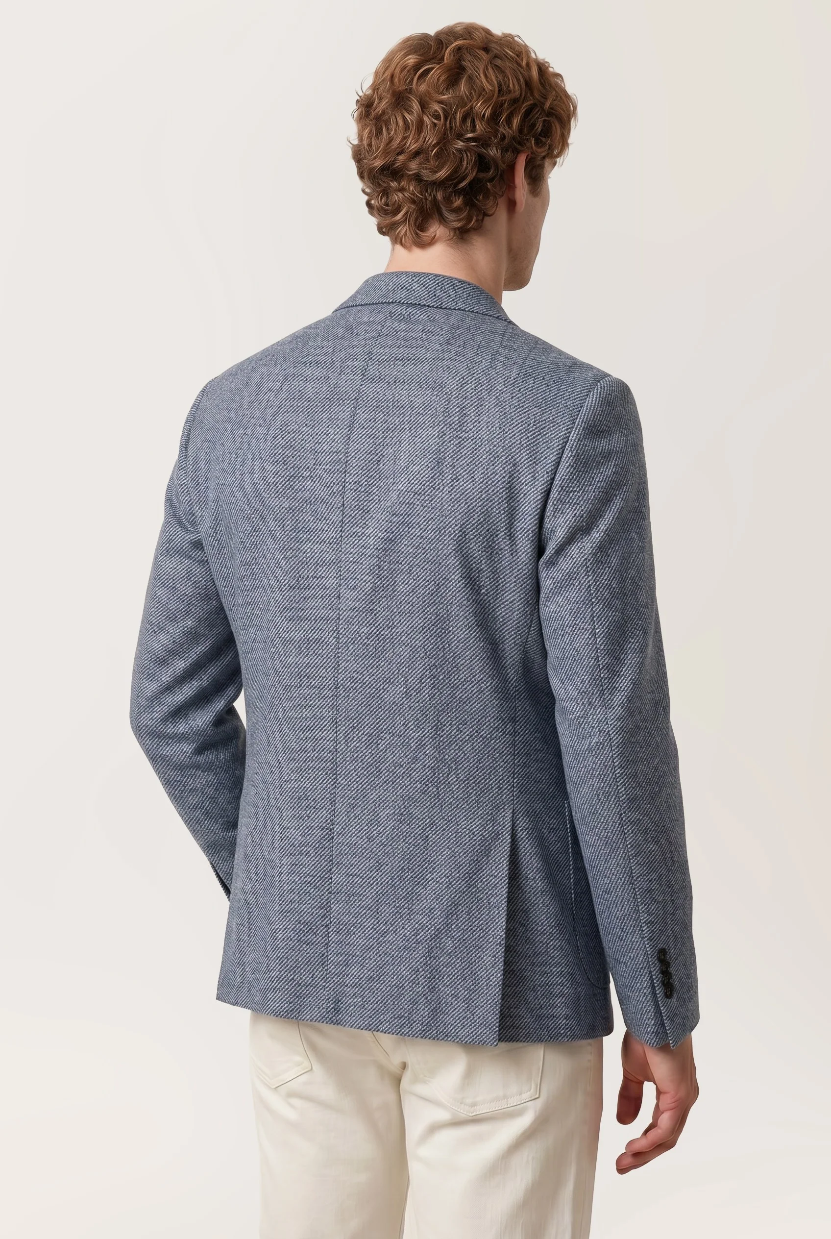 Blazer Sarja mistura de linho slim fit - Image 5