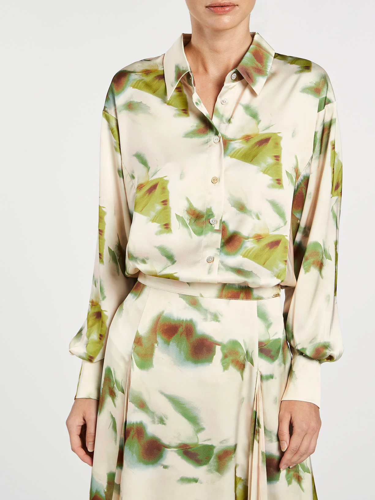 Blusa com estampado desbotado - Image 2