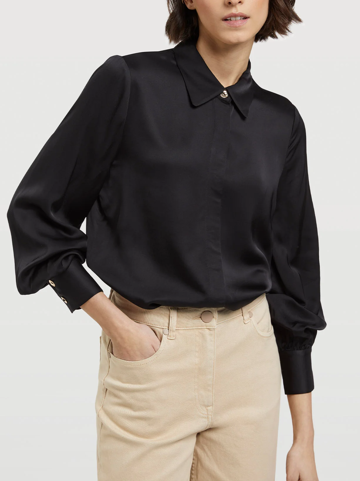 Blusa com folho