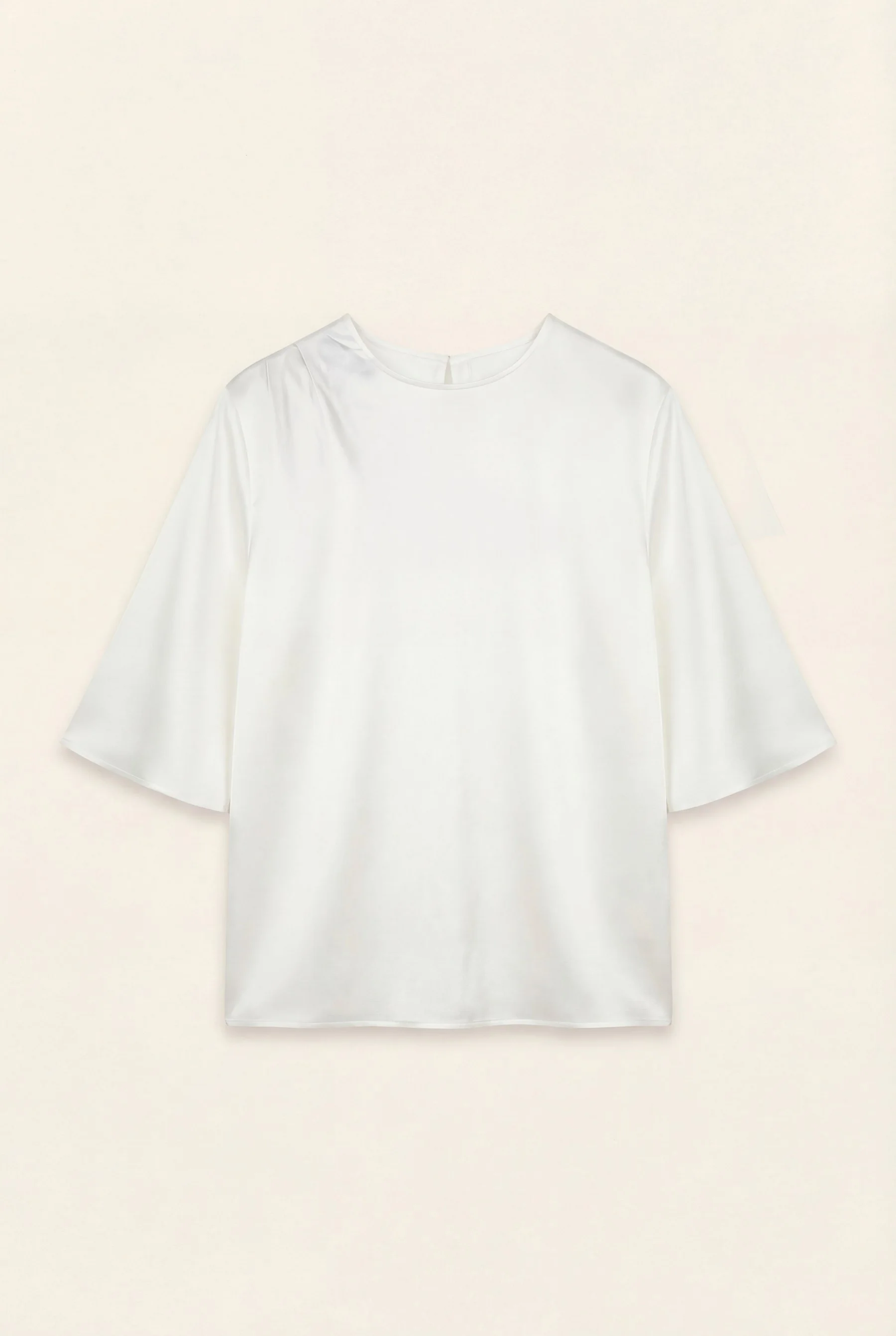 Blusa Regular Fit Em Mistura De Rayon E Viscose Com Pregas No Ombro - Image 12