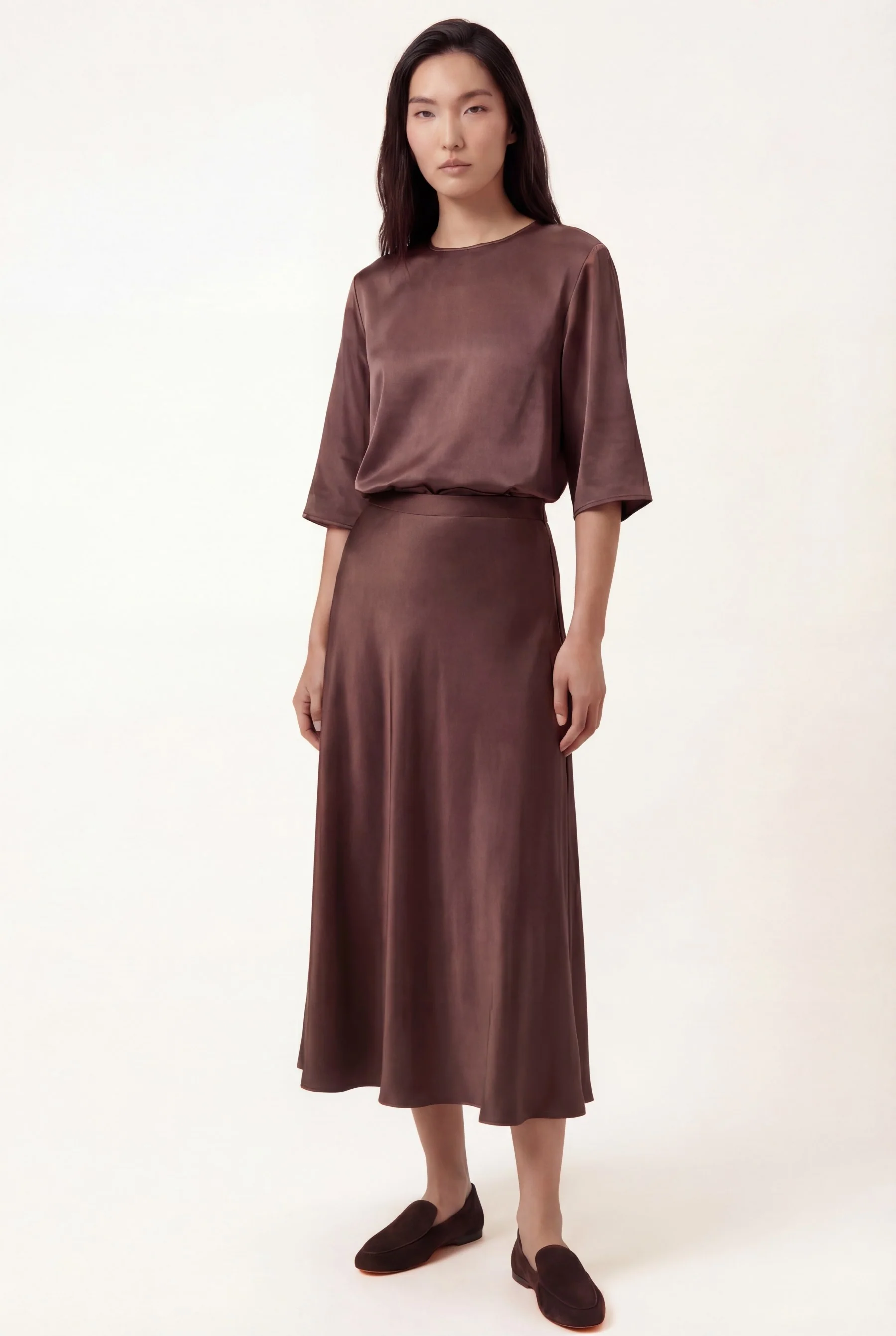 Blusa Regular Fit Em Mistura De Rayon E Viscose Com Pregas No Ombro - Image 3