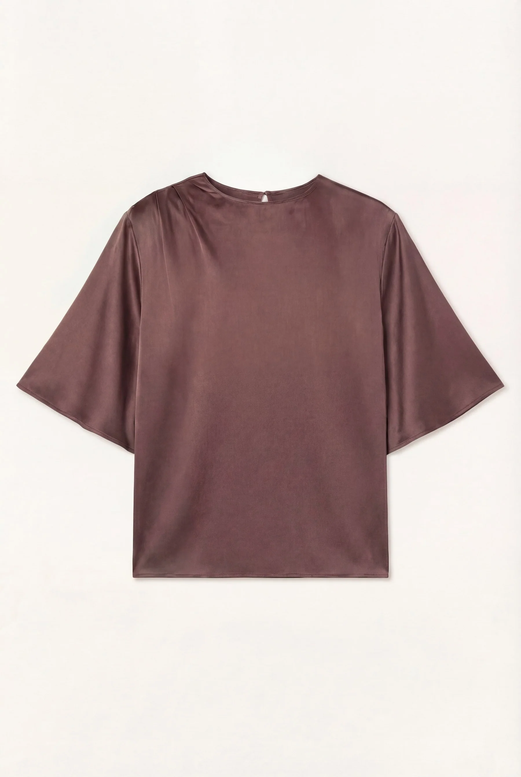 Blusa Regular Fit Em Mistura De Rayon E Viscose Com Pregas No Ombro - Image 8