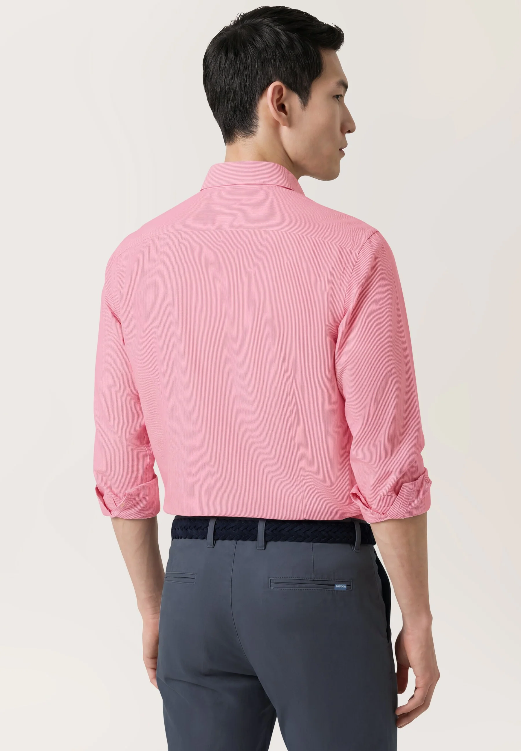 Calças casuais em algodão e elastano, slim fit - Image 16