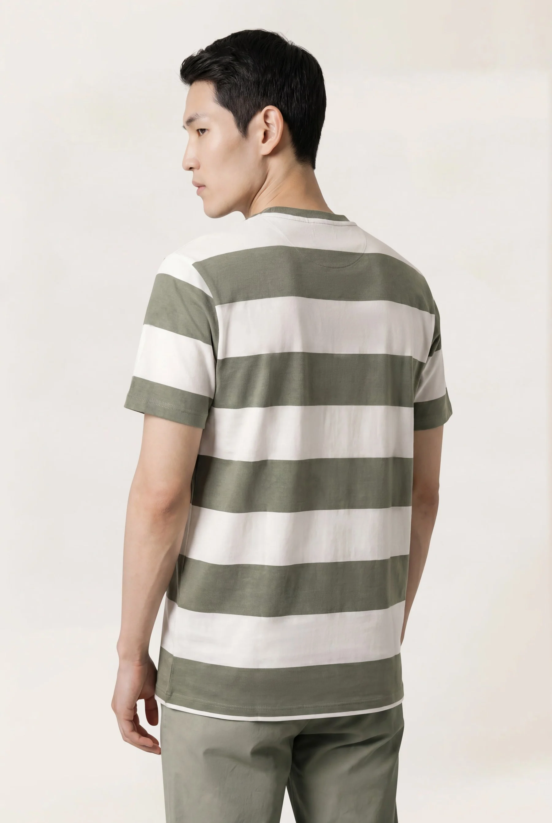 Calças casuais em algodão e elastano, slim fit - Image 19