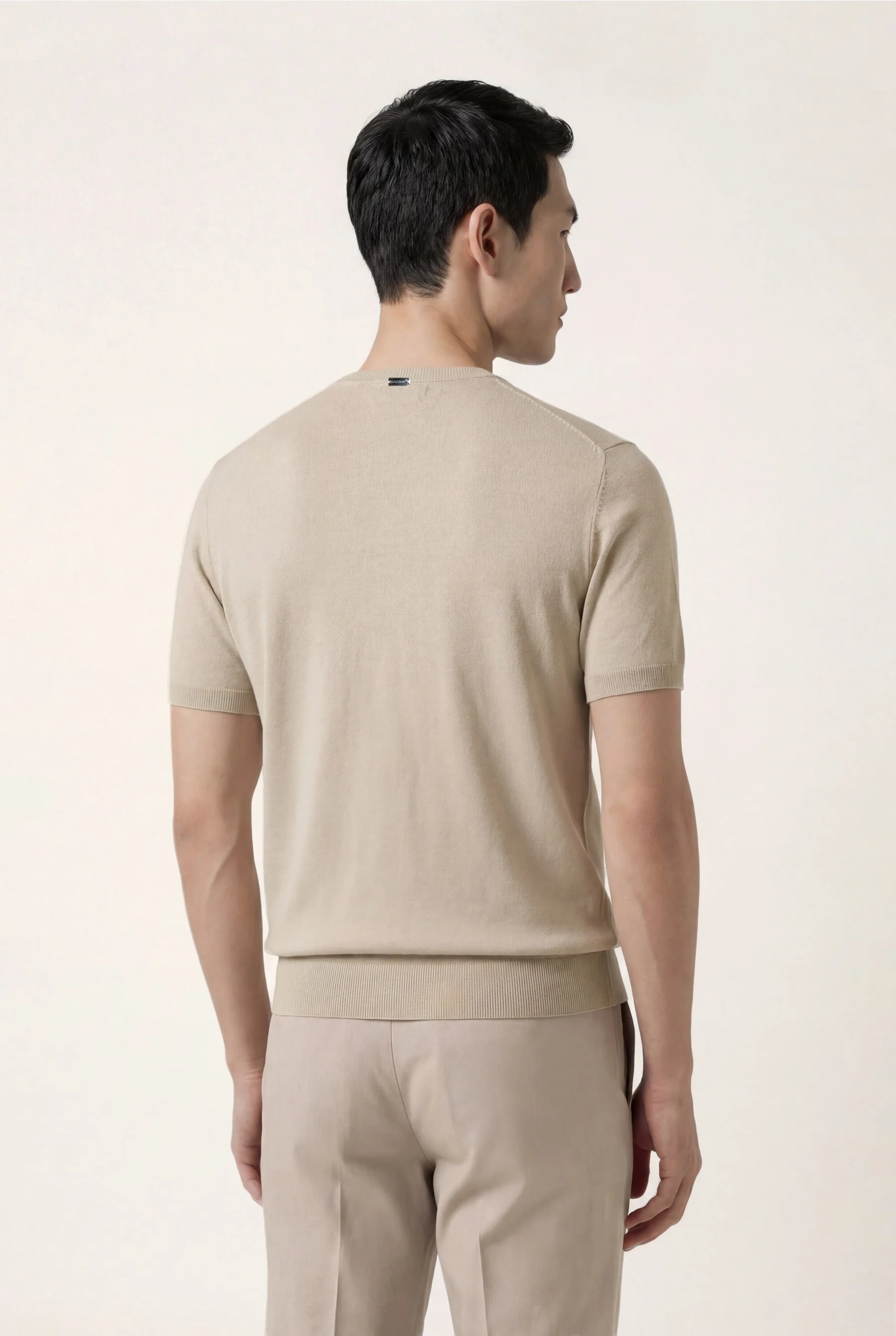Calças casuais em algodão e elastano, slim fit - Image 2