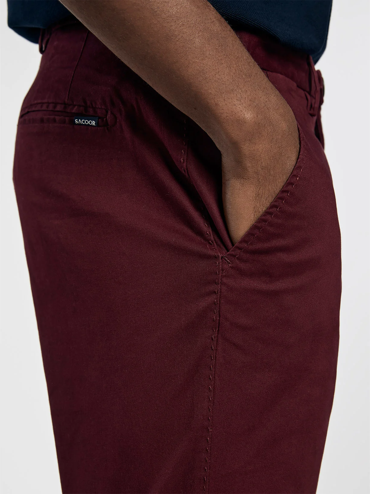 Calças chino garment dye slim fit - Image 2