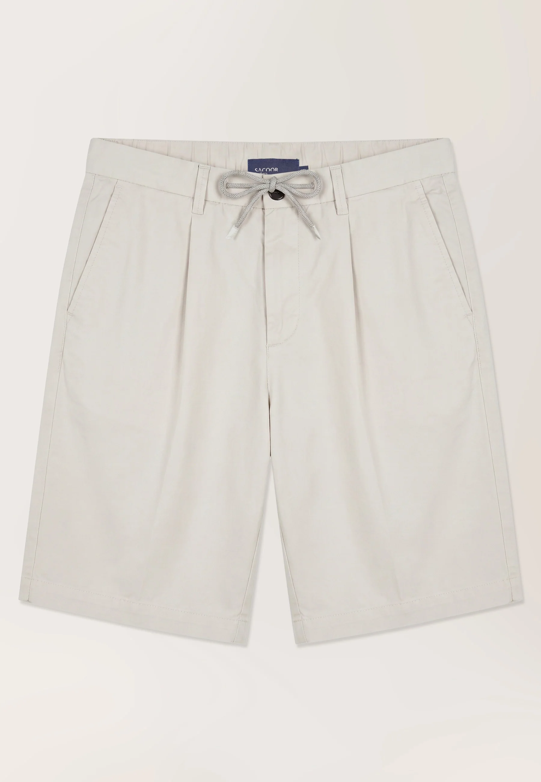 Calções Casuais em Linho e Tencel com cordões - Image 4