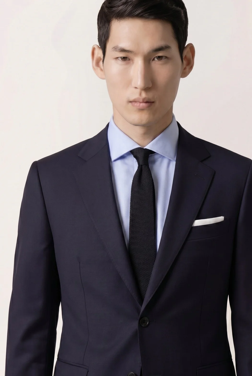 Camisa Business estrutura em puro algodão, com colarinho Dublin, slim fit - Image 4