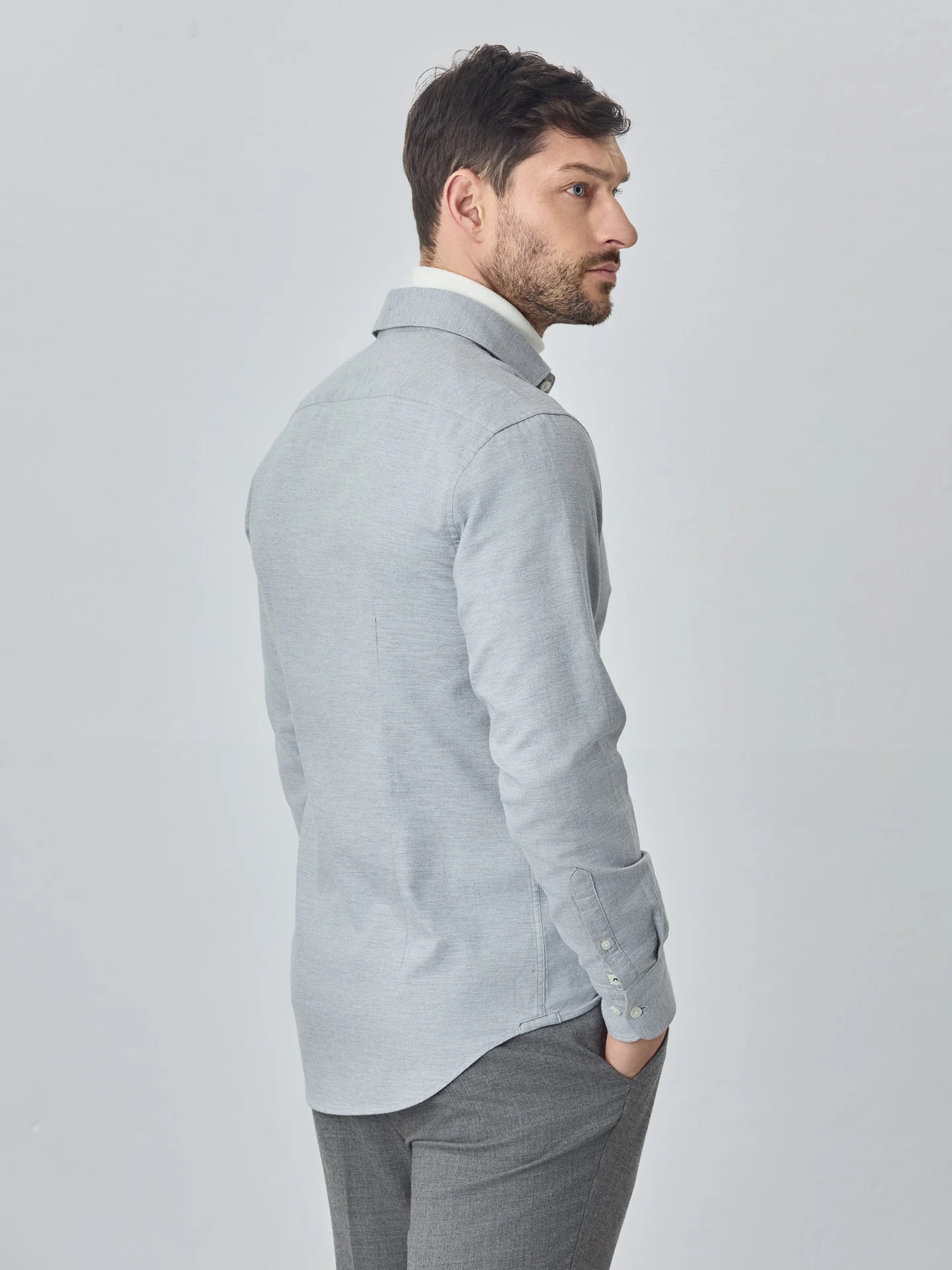 Camisa de flanela mélange suave - Image 12
