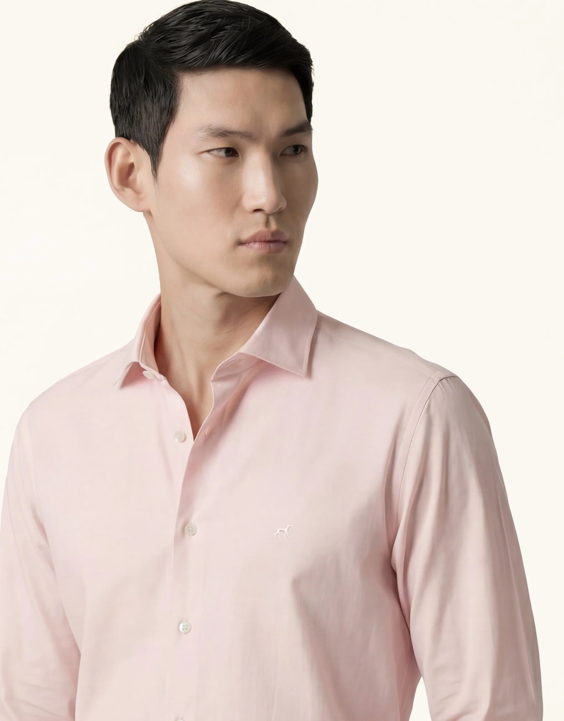 Camisa Oxford com colarinho aberto, slim fit - Image 18