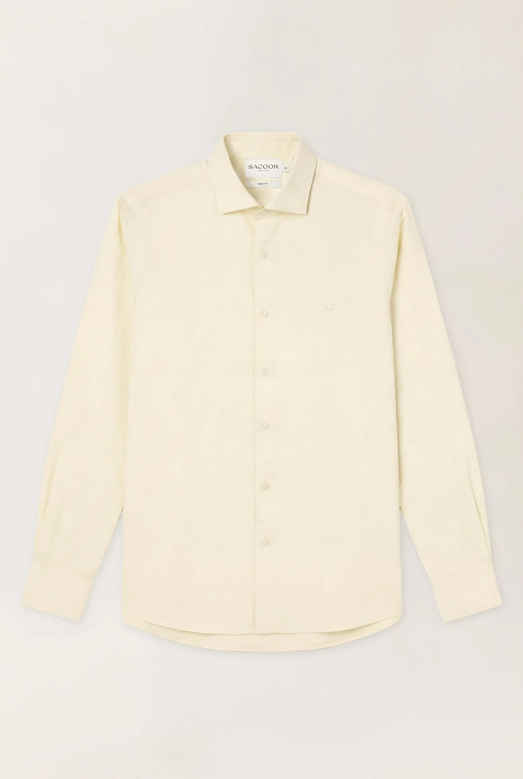 Camisa Oxford com colarinho aberto, slim fit - Image 28