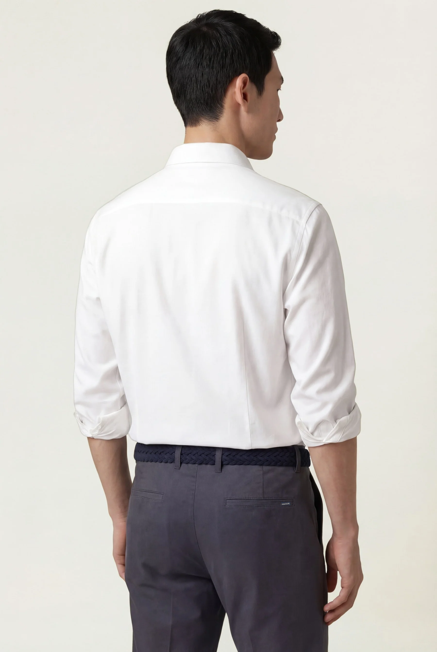 Camisa Piqué com colarinho aberto, slim fit - Image 7