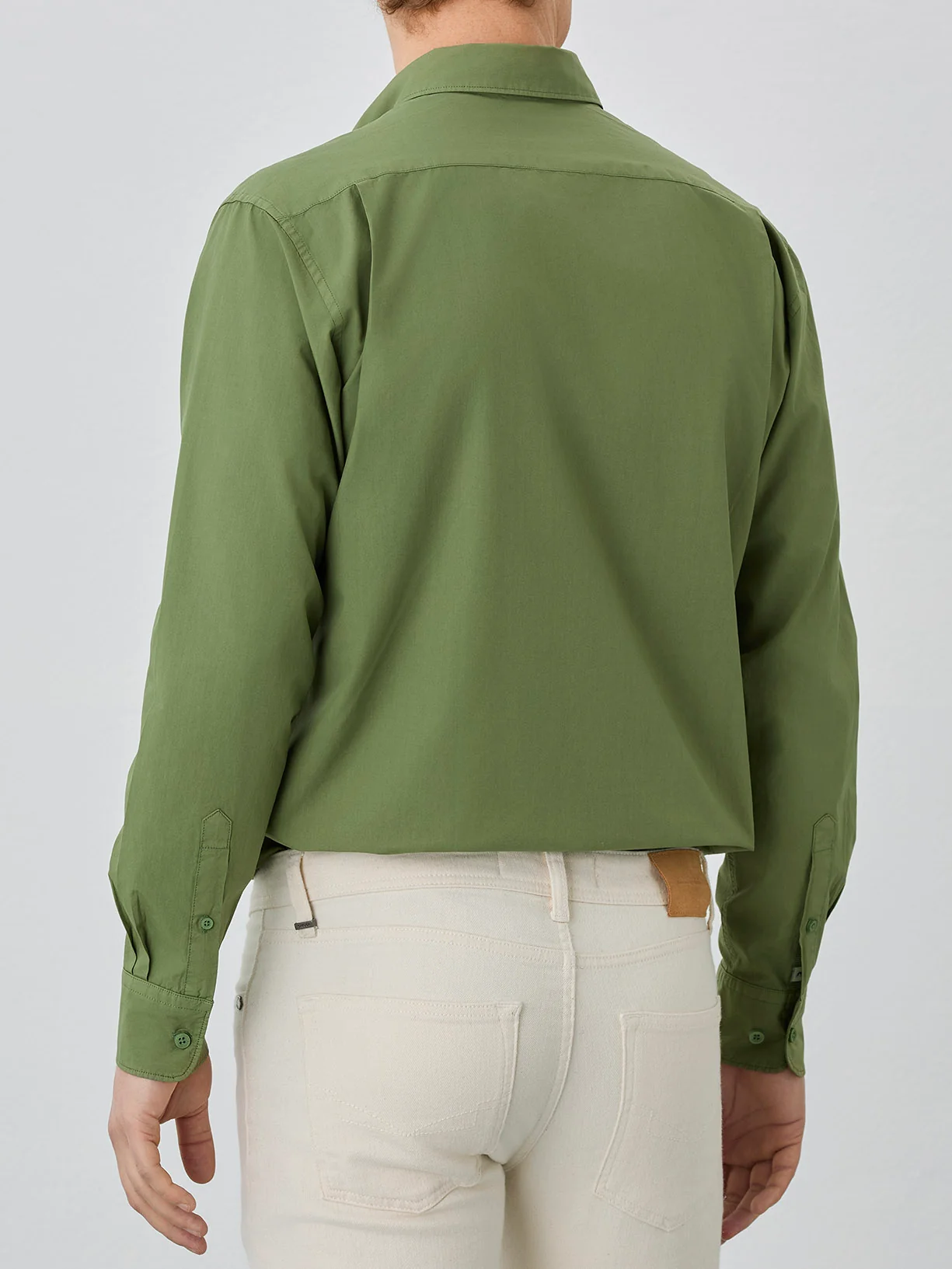 Camisa Regular Fit Com Colarinho De Botão Em Popeline De Algodão - Image 27