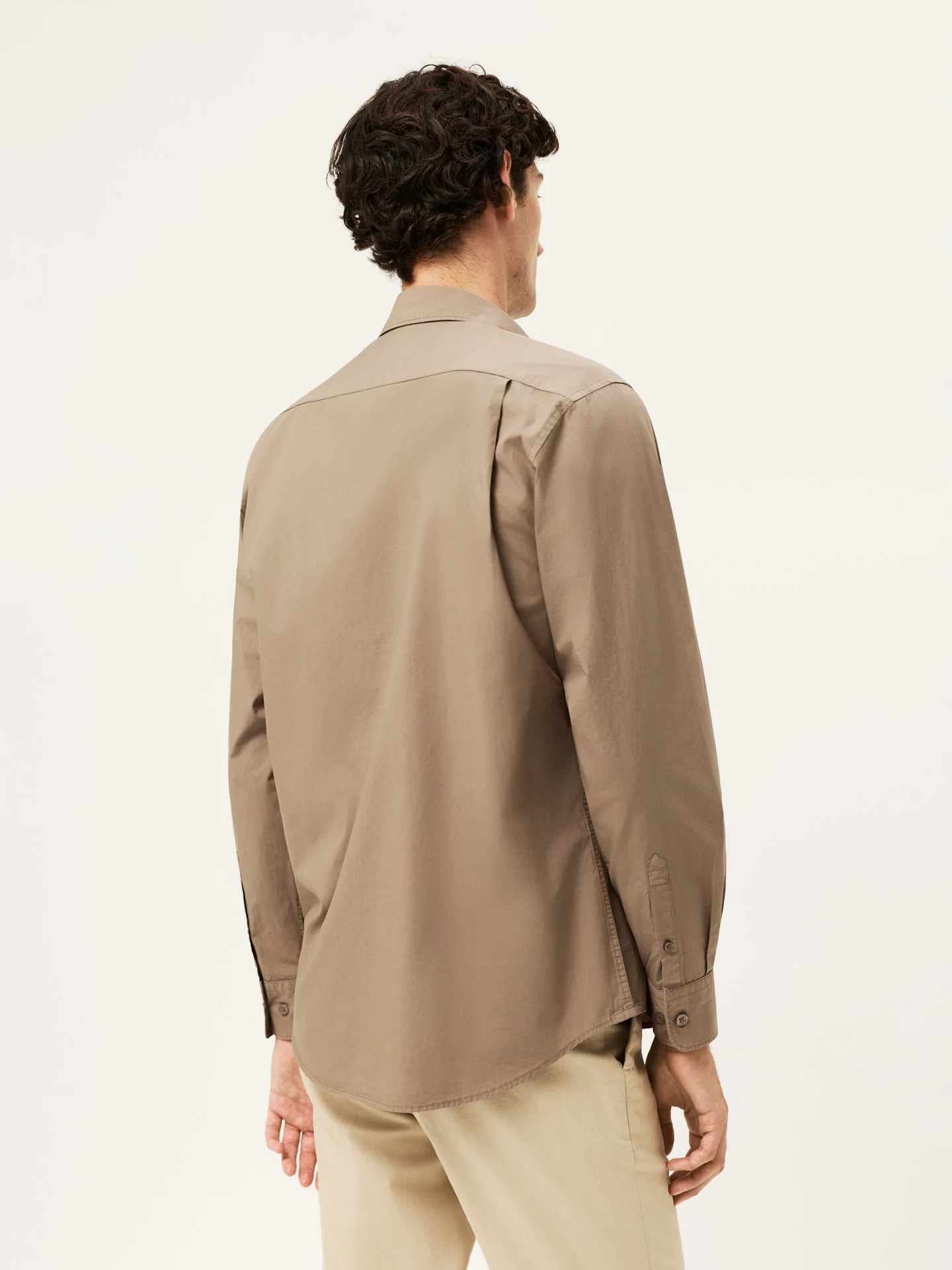 Camisa Regular Fit em Popeline Overdye com Colarinho Aberto - Image 23