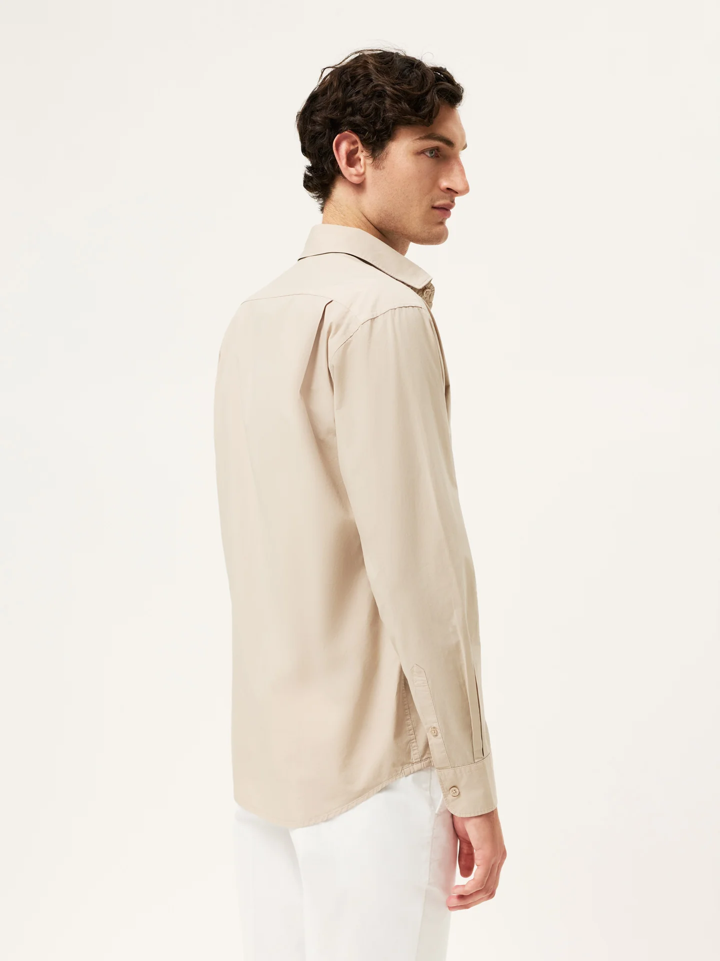 Camisa Regular Fit em Popeline Overdye com Colarinho Aberto - Image 31