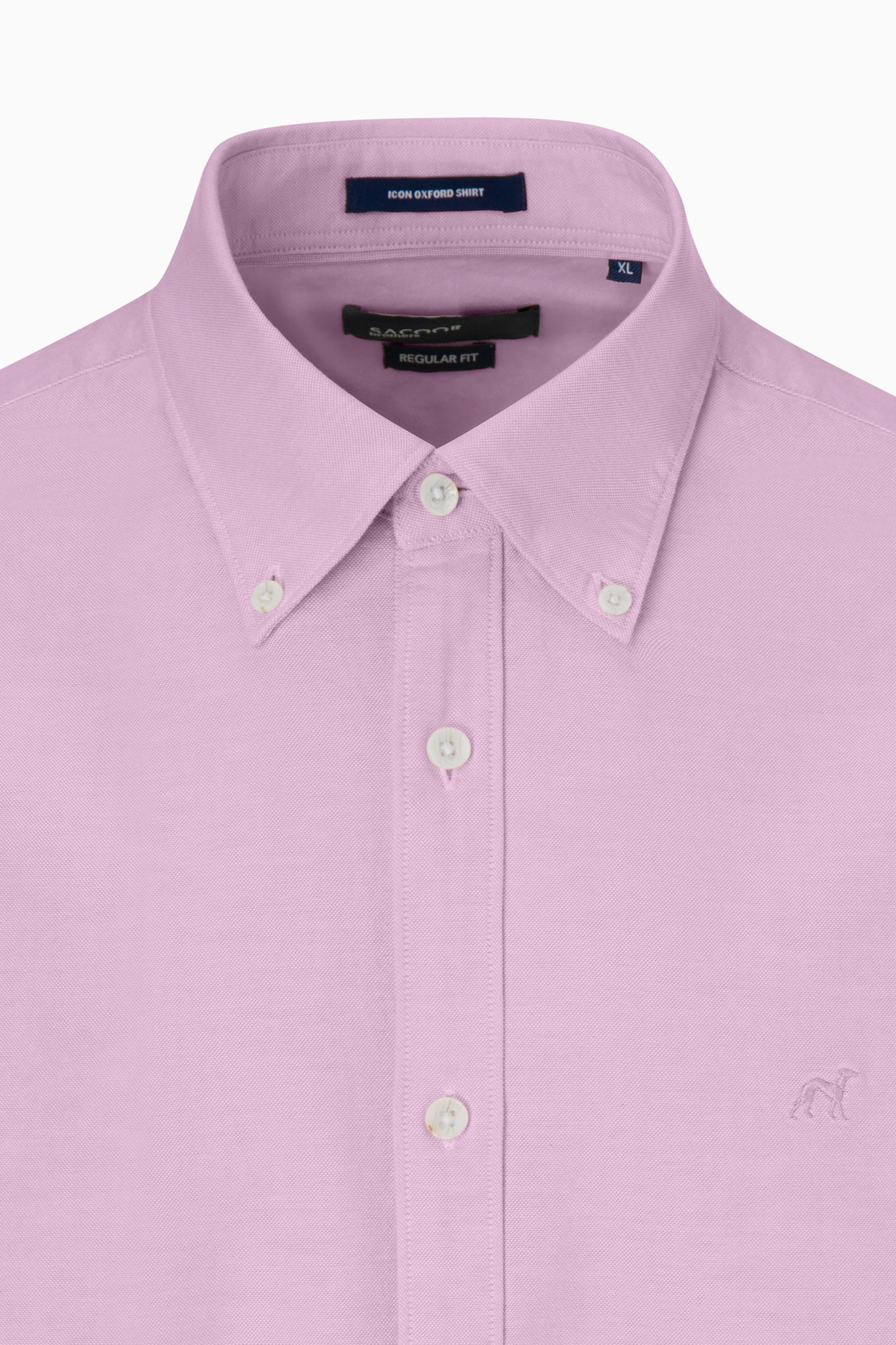 Camisa regular fit oxford liso 100%algodão bci - Image 15