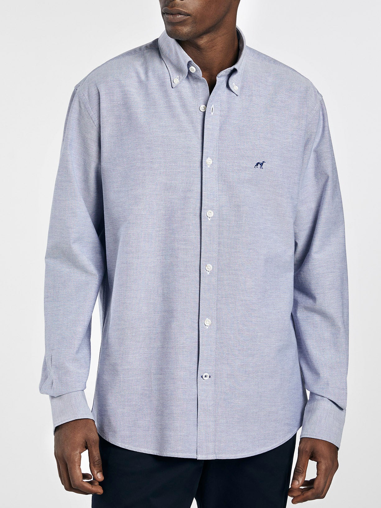 Camisa regular fit oxford liso 100%algodão bci - Image 4