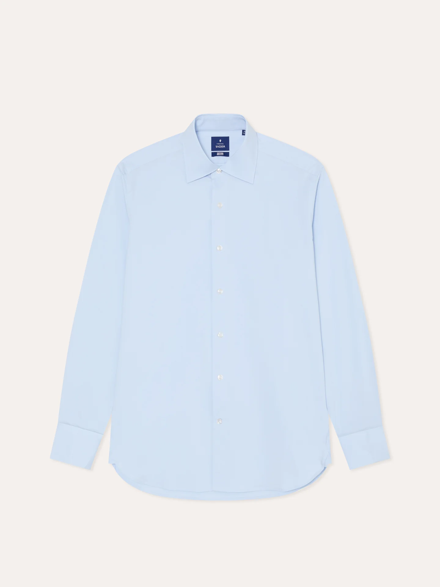 Camisa regular fit Performance em popeline com colarinho Oxford e punhos duplos - Image 4