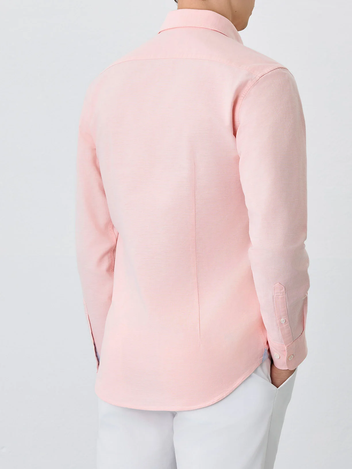 Camisa Slim Fit Com Colarinho Aberto Em Algodão E Elastano - Image 9