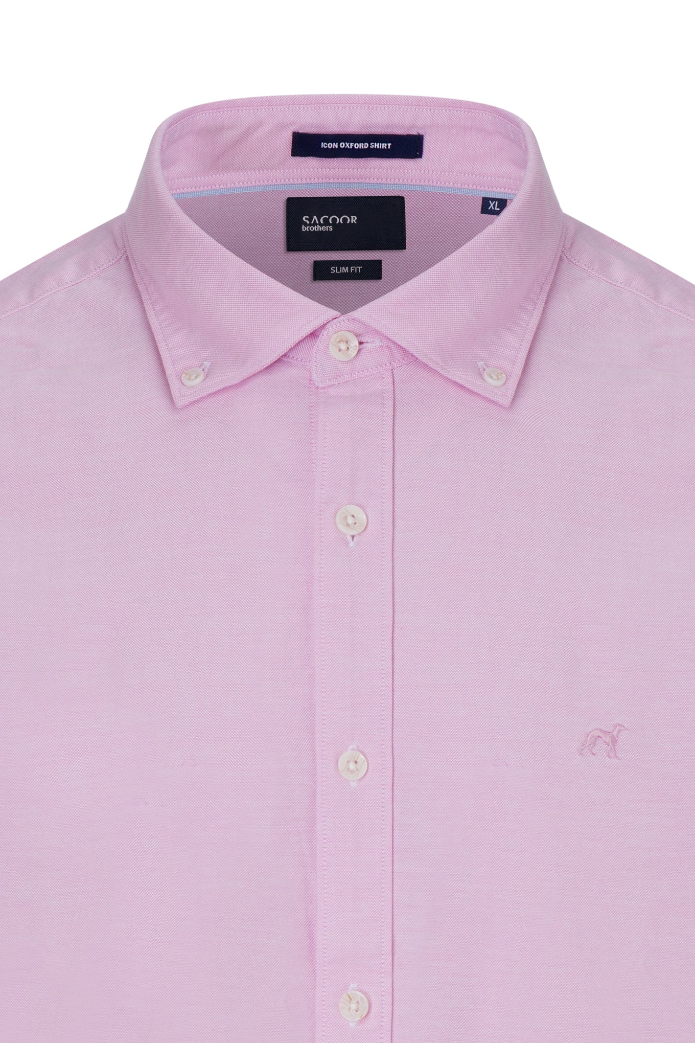 Camisa slim fit em oxford liso 100% algodão BCI - Image 18