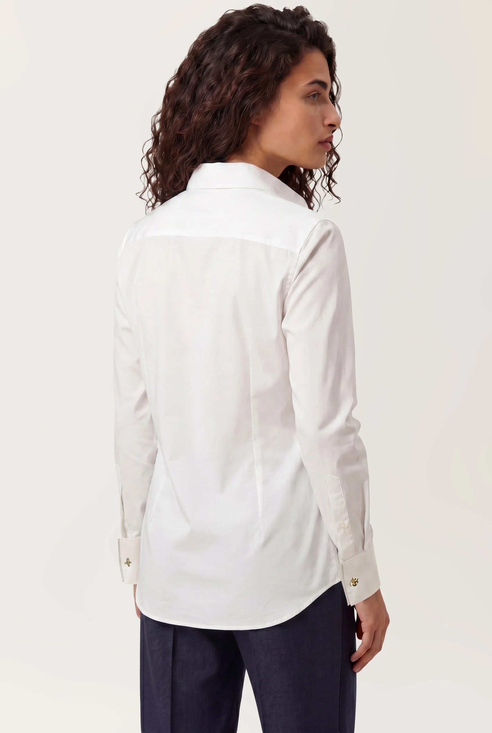 Camisa Slim Fit Em Popelina Travel Com Carcela Oculta - Image 3