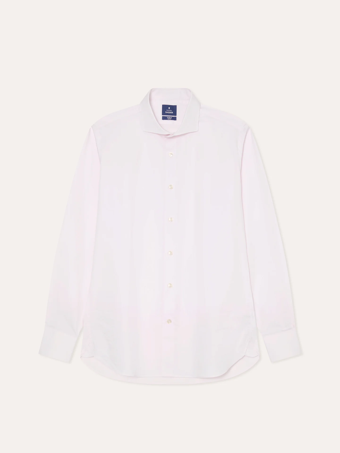 Camisa slim fit Performance em popeline com colarinho de Dublin - Image 17