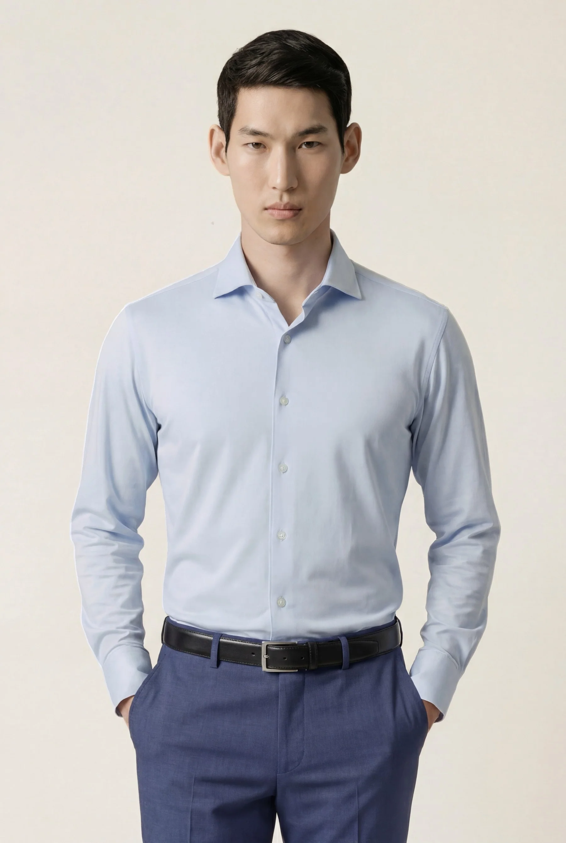 Camisa Travel Flex com colarinho Newport, Slim Fit - Image 13