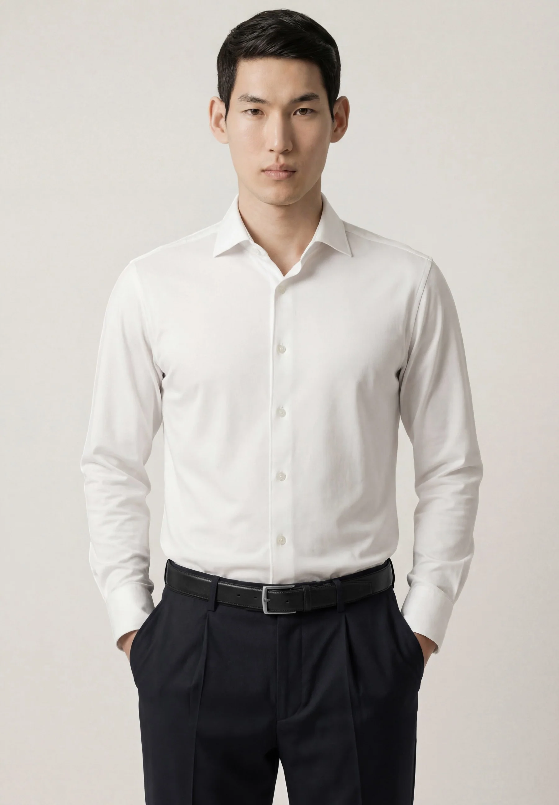 Camisa Travel Flex com colarinho Newport, Slim Fit - Image 15