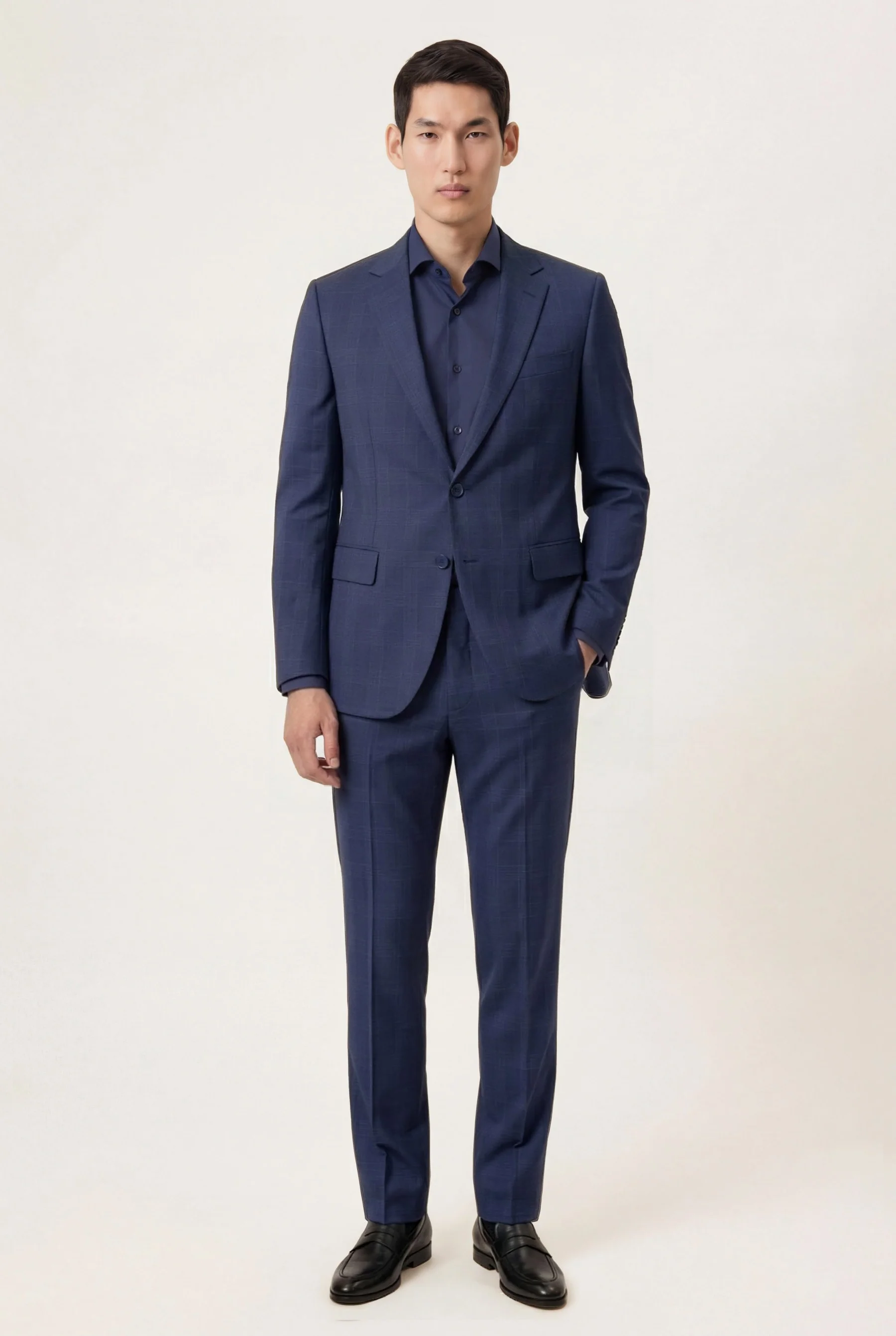 Camisa Travel Popline em Algodão Luxury Stretch com colarinho Dublin, slim fit - Image 6