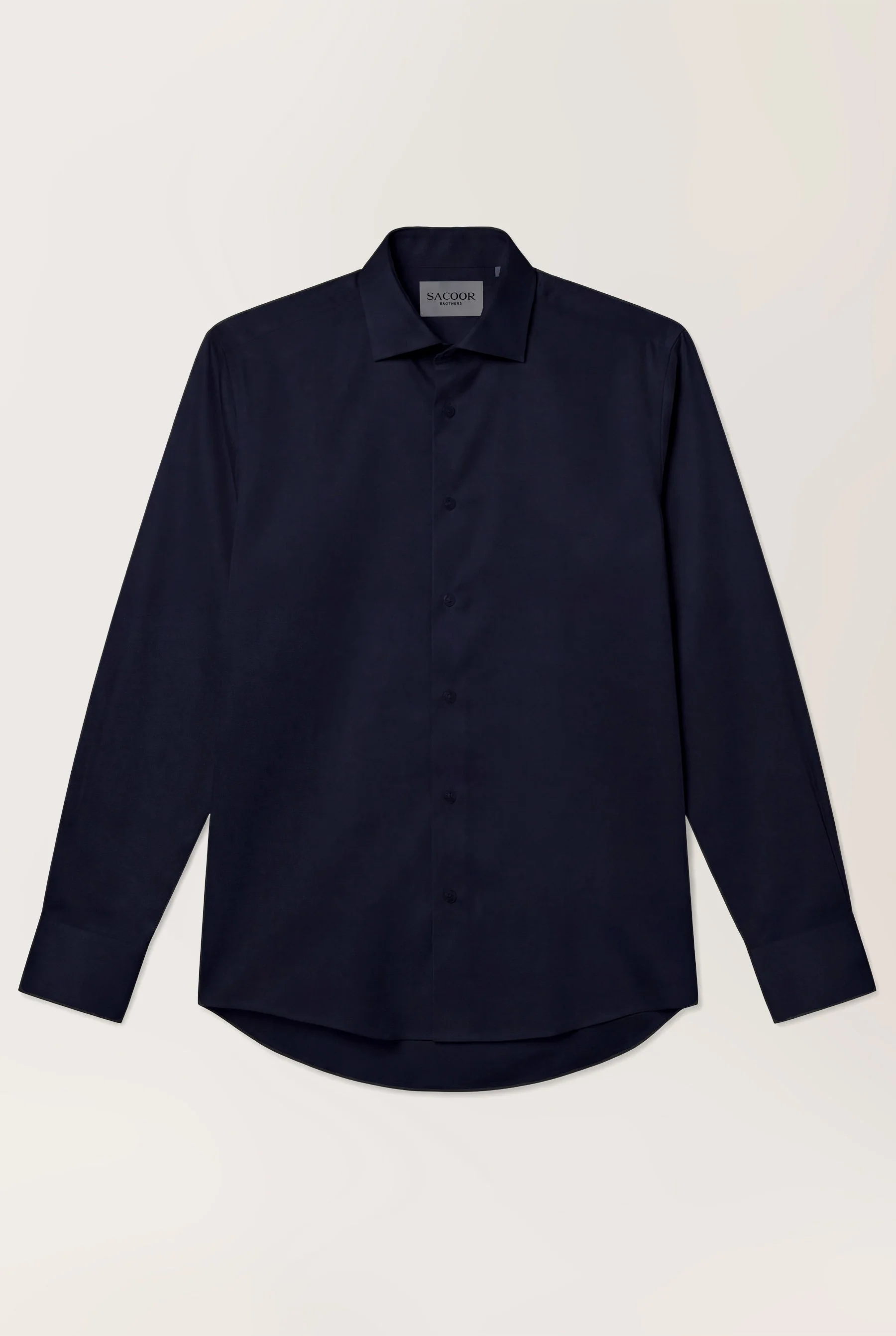 Camisa Travel Popline em Algodão Luxury Stretch com colarinho Dublin, slim fit - Image 9