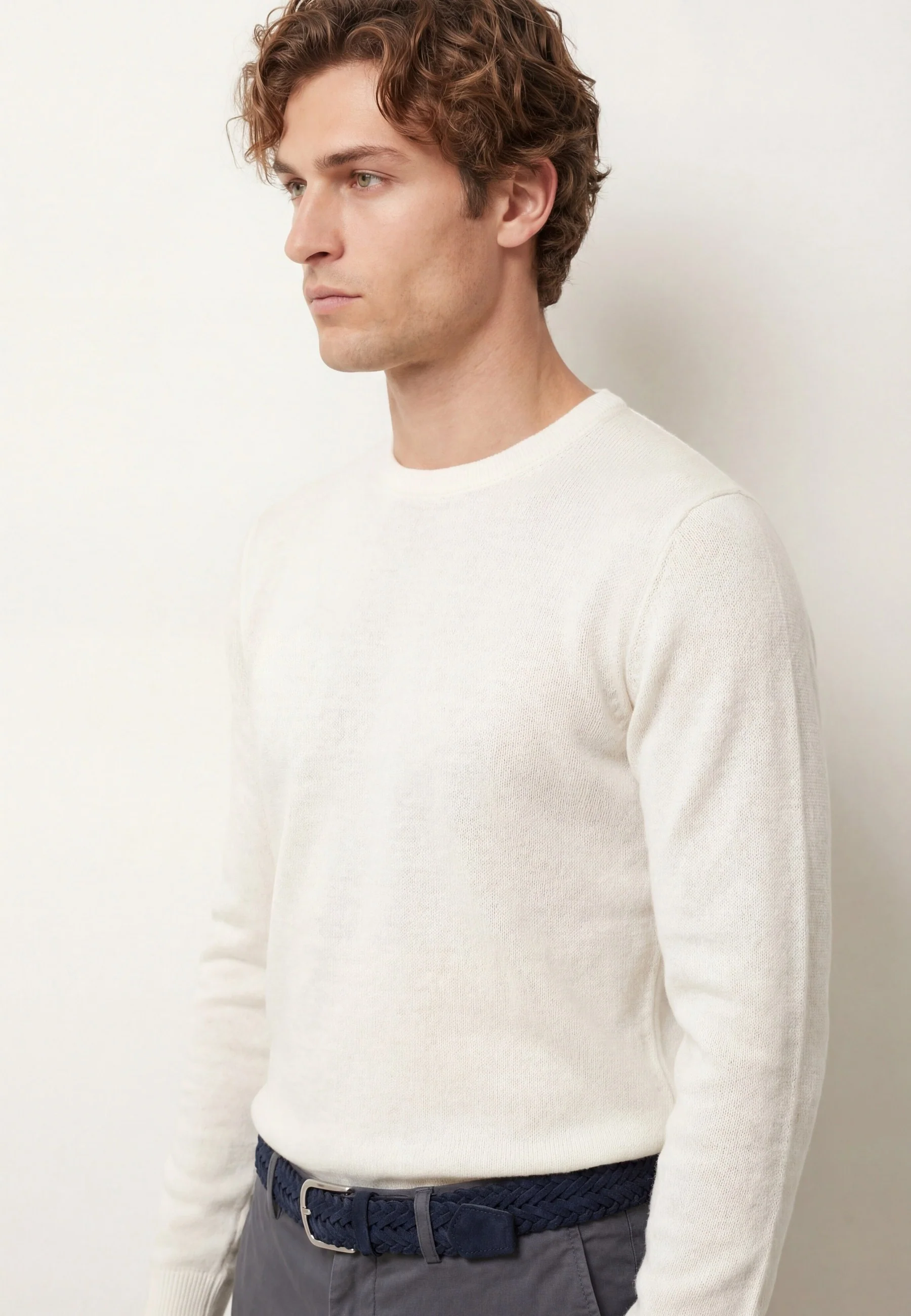 Camisola Com Decote Redondo Em 100% Algodão - Image 12