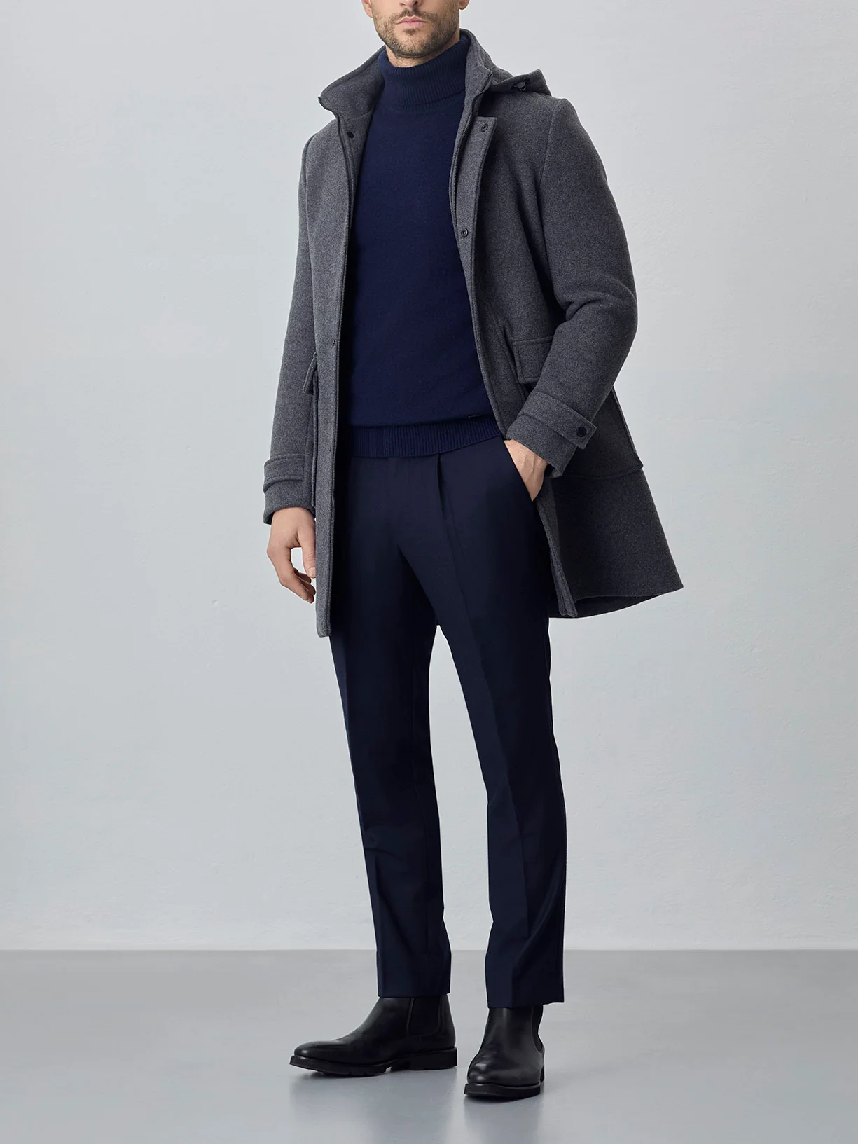 Casaco duffle com capuz - Image 6