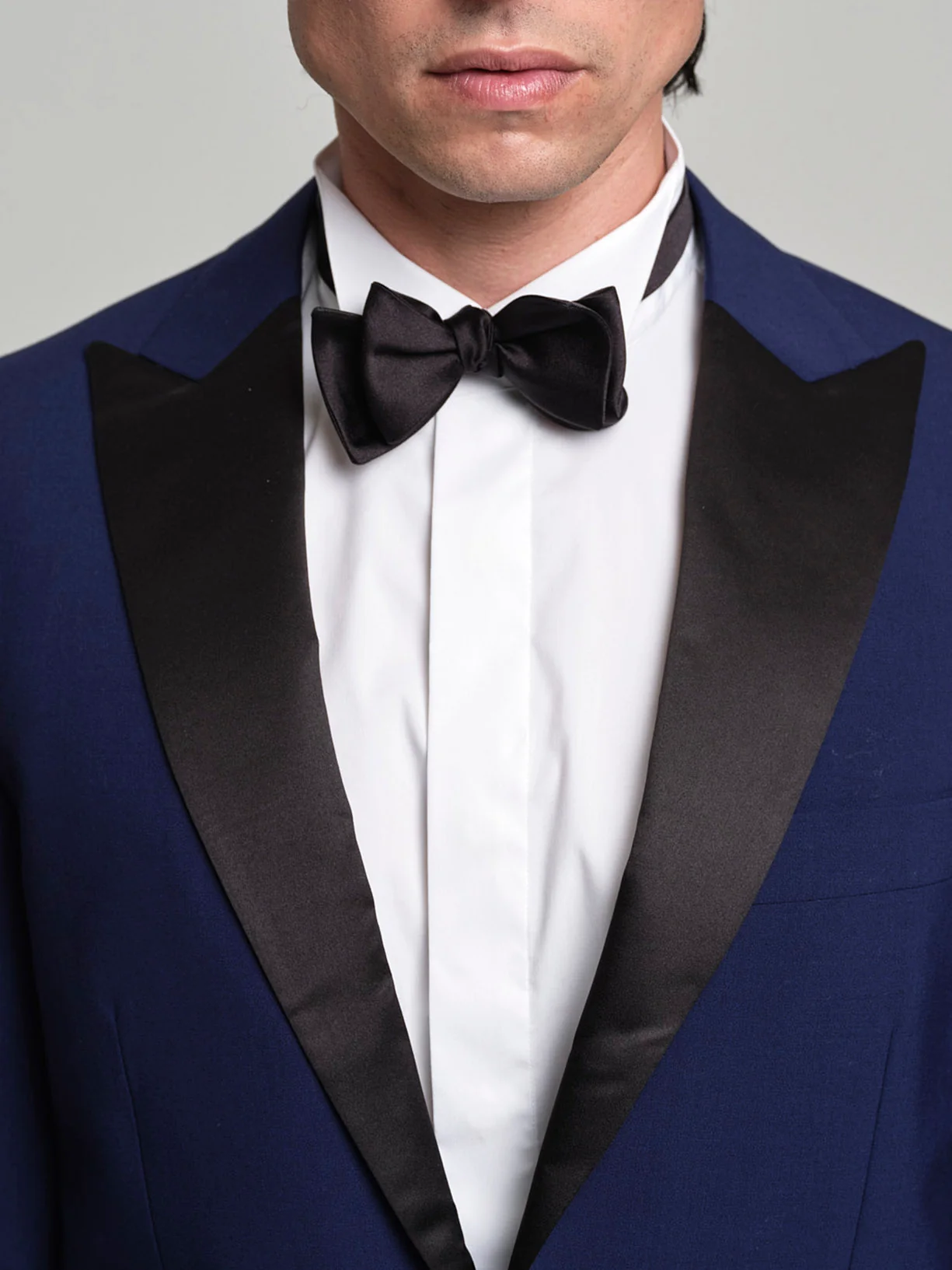 Fato de smoking slim fit de lã e elastano - Image 3