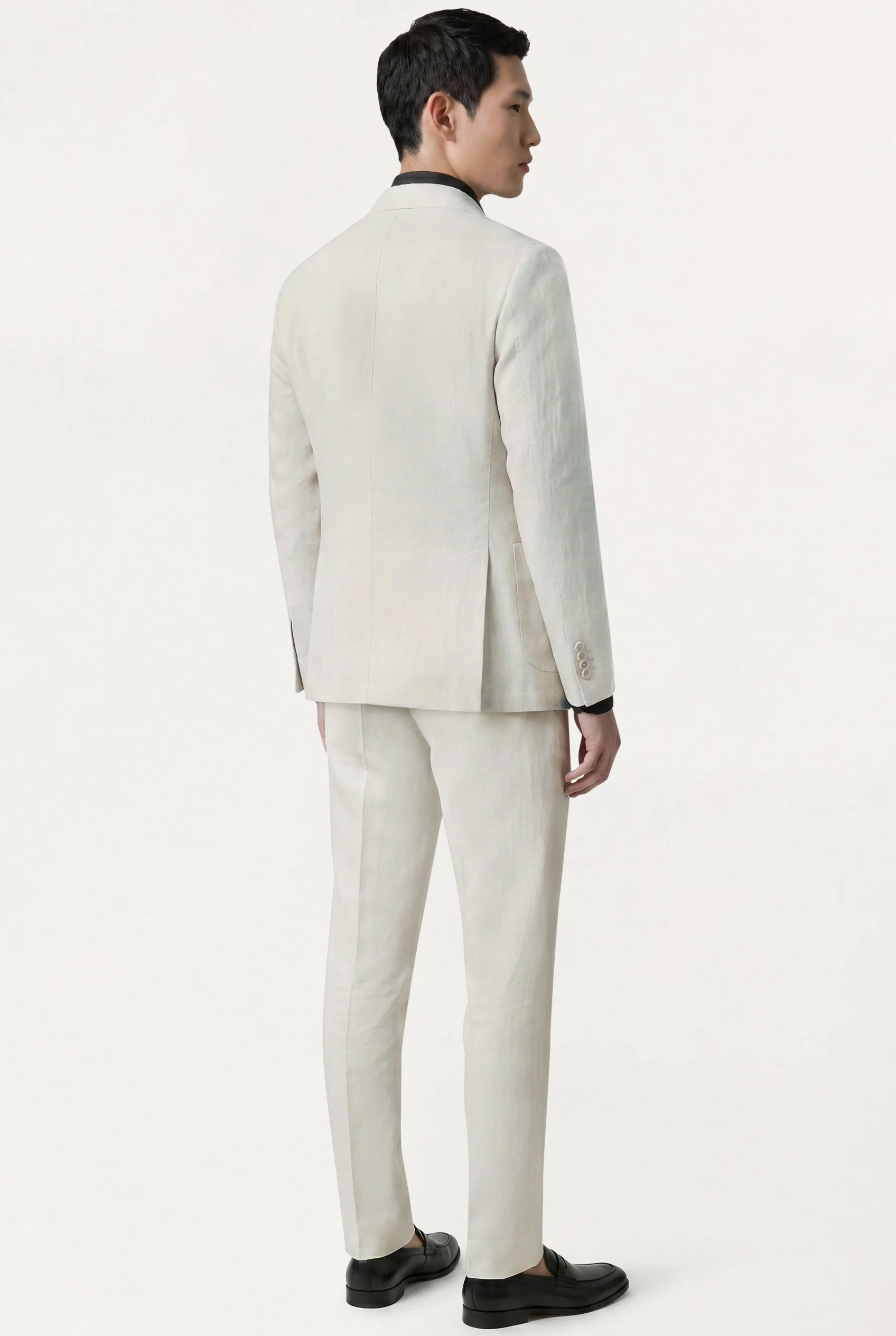 Fato Delavé linho e algodão tecido italiano slim fit - Image 2