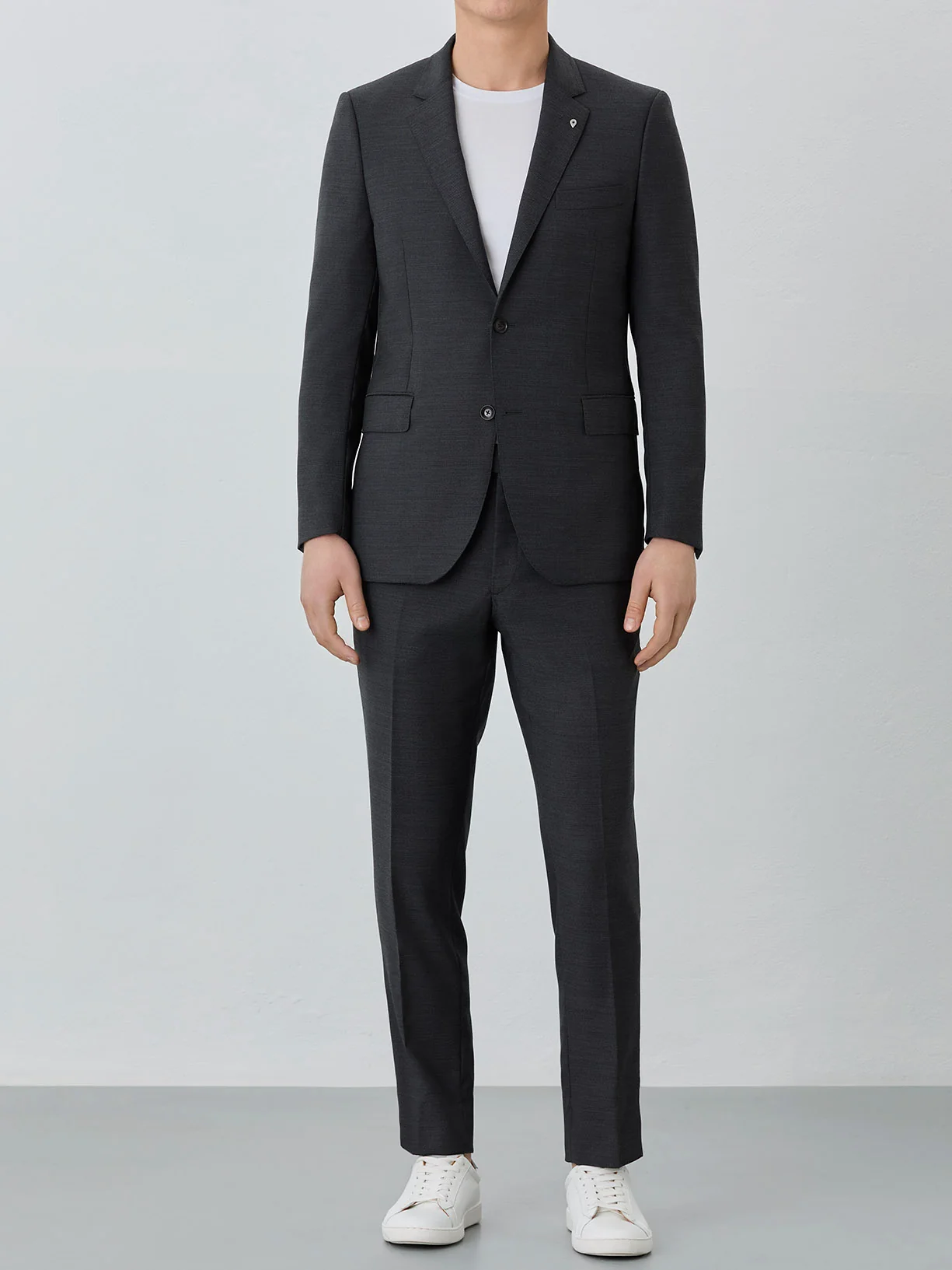 Fato olho de perdiz slim fit