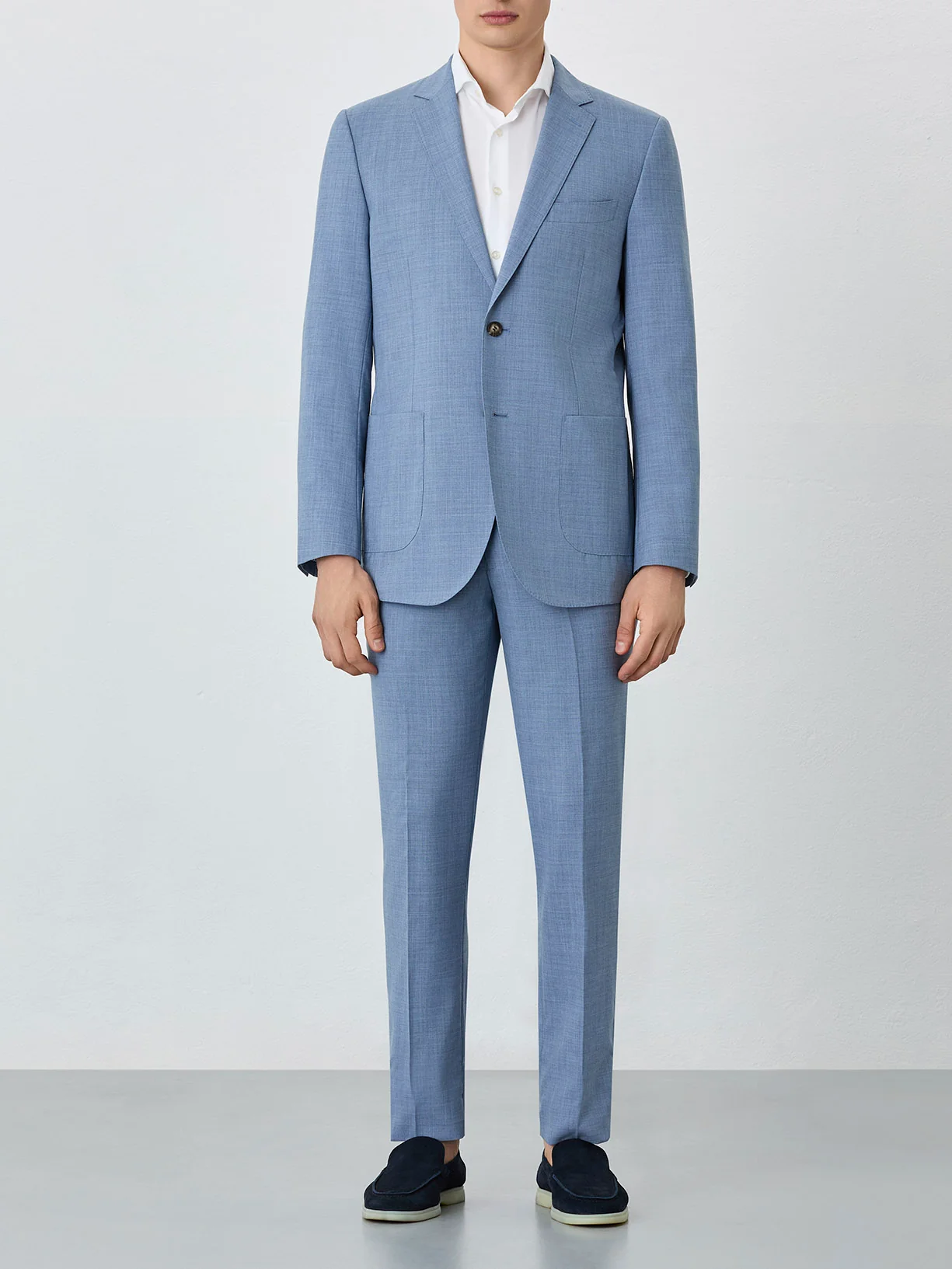 Fato Slim Fit Em Lã