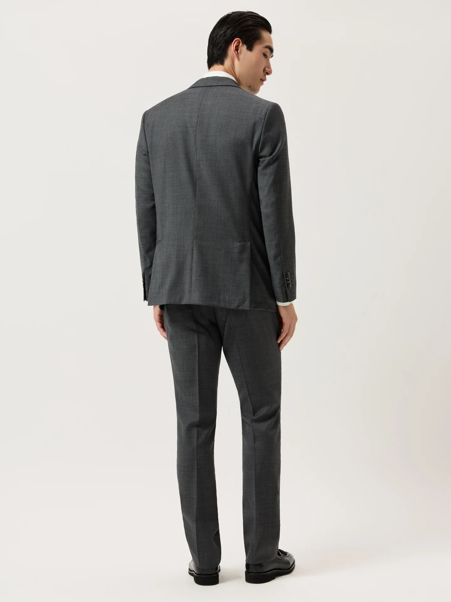 Fato Slim Fit em Xadrez com Lã - Image 2