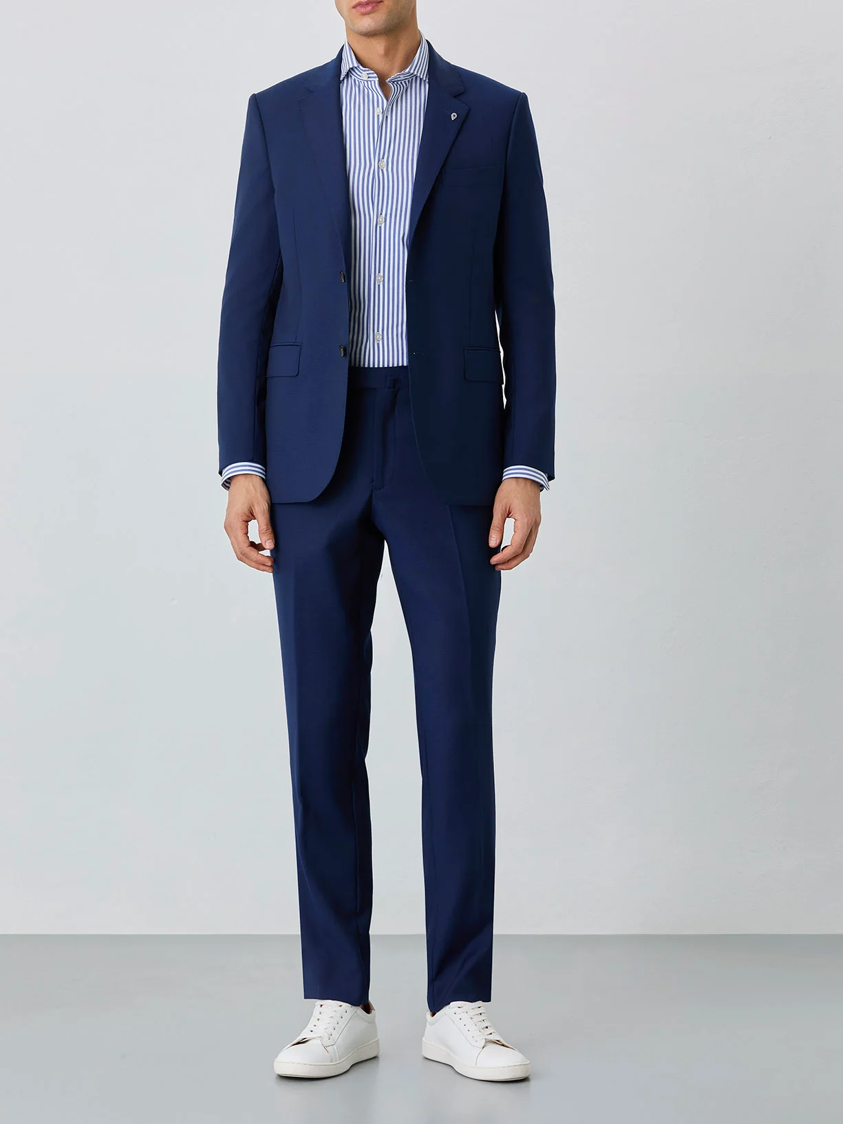 Fato slim fit olho de perdiz