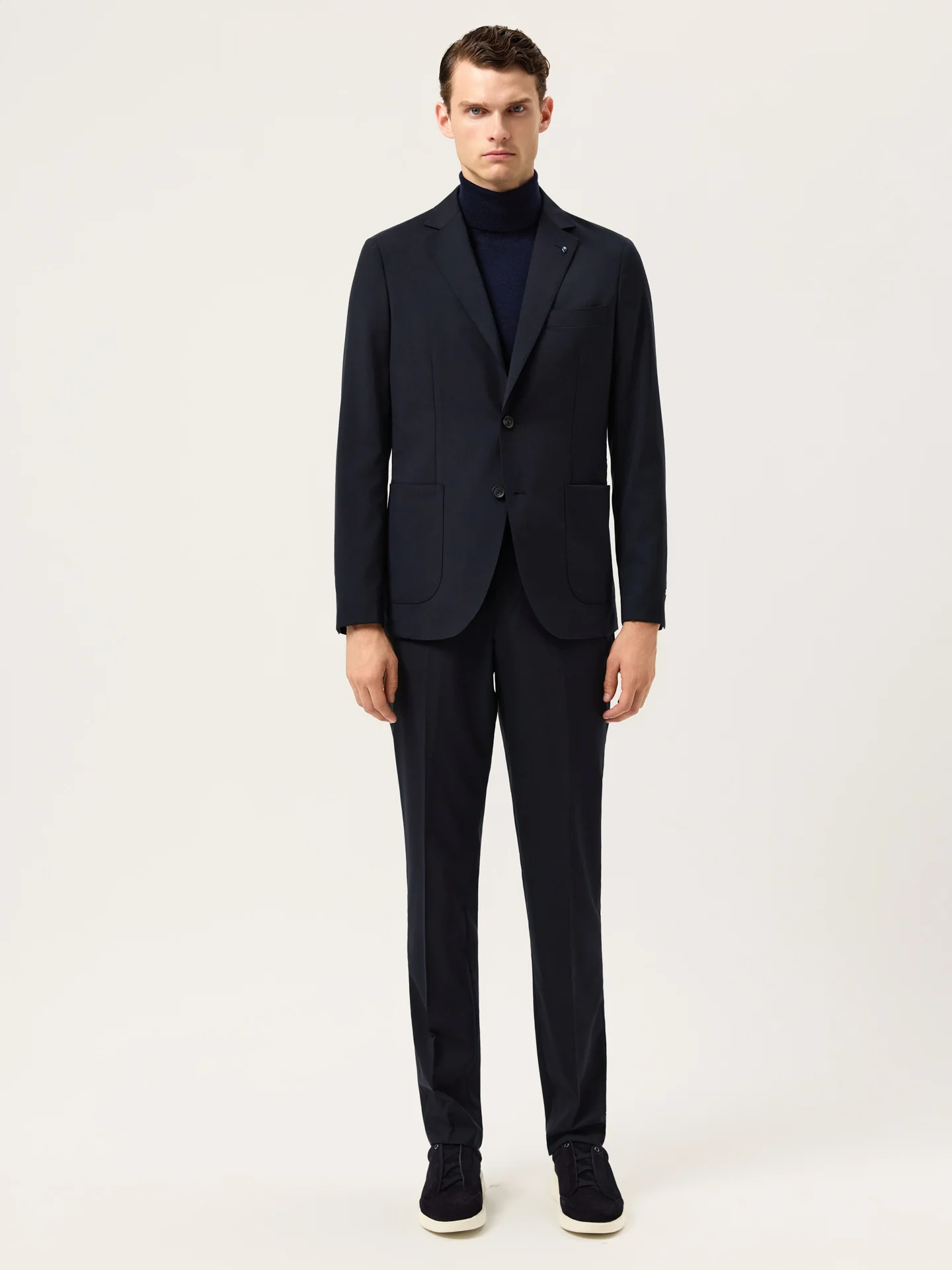 Fato Travel Slim Fit em Lã Cordura Combat