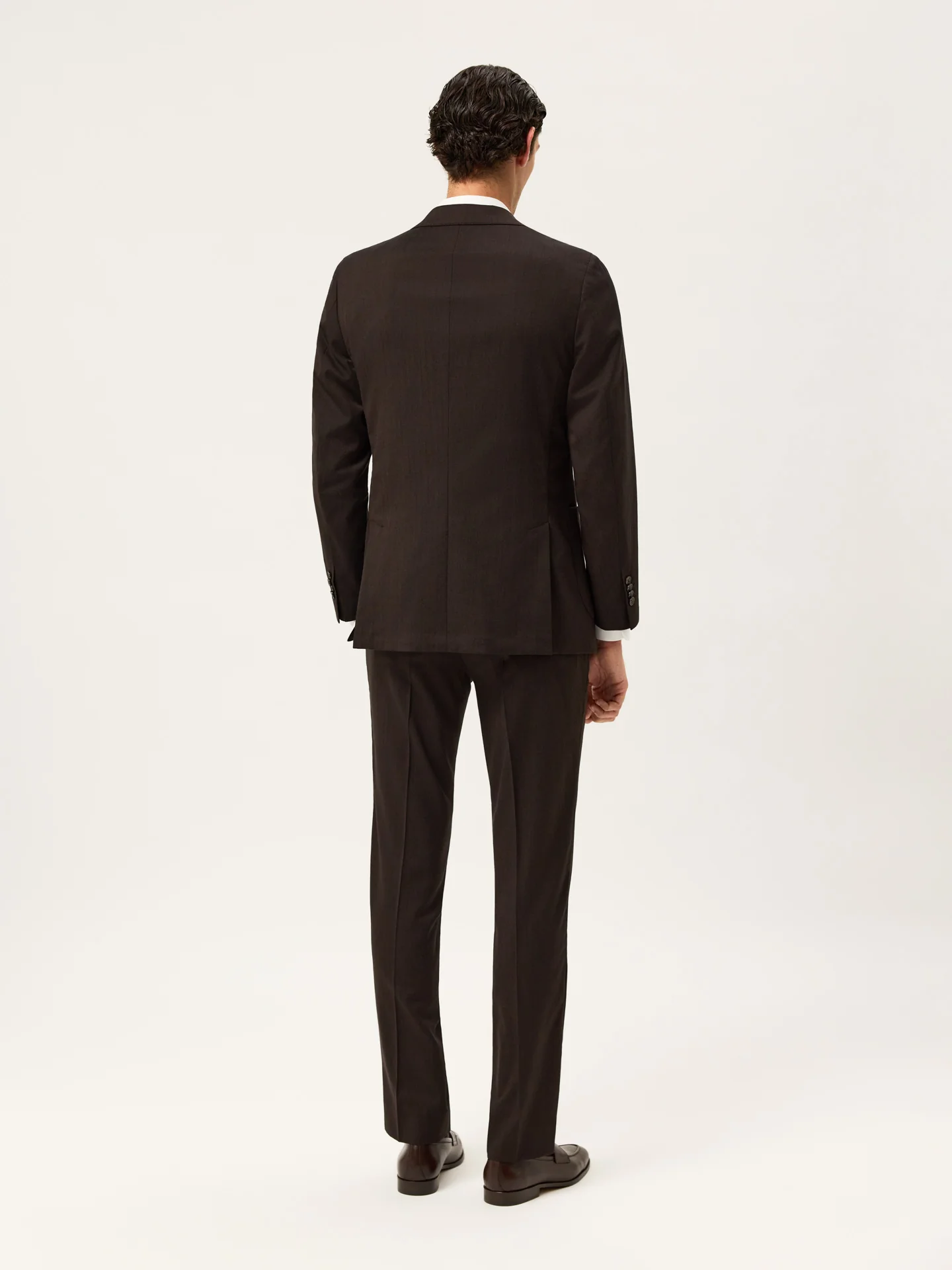 Fato Travel Slim Fit em Tecido Espinha - Image 3