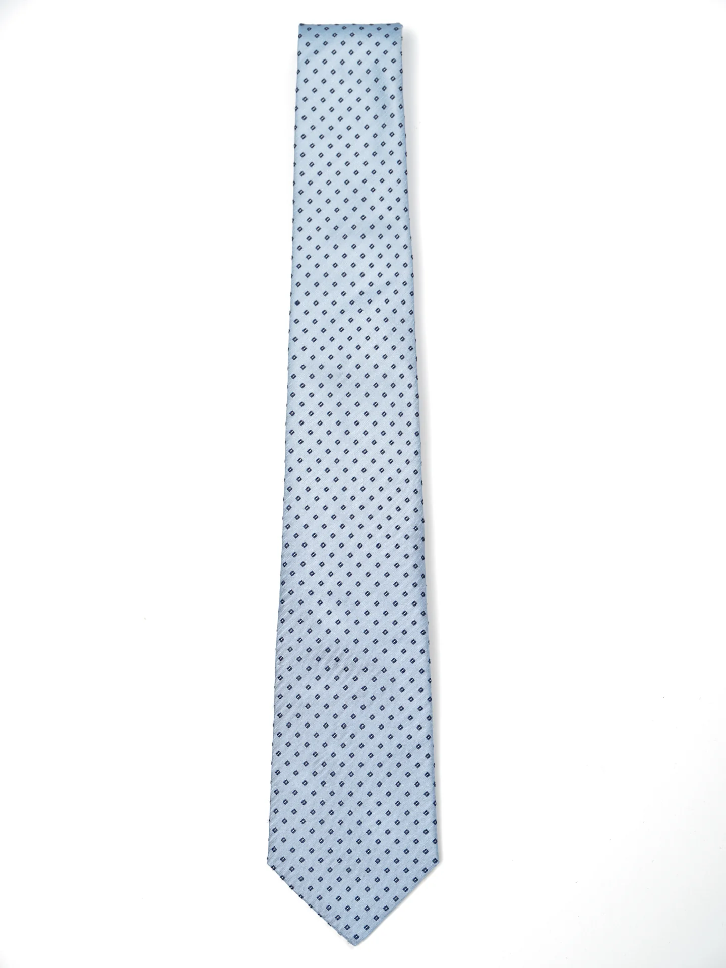Gravata Padrão de Bolas 100% seda 8cm