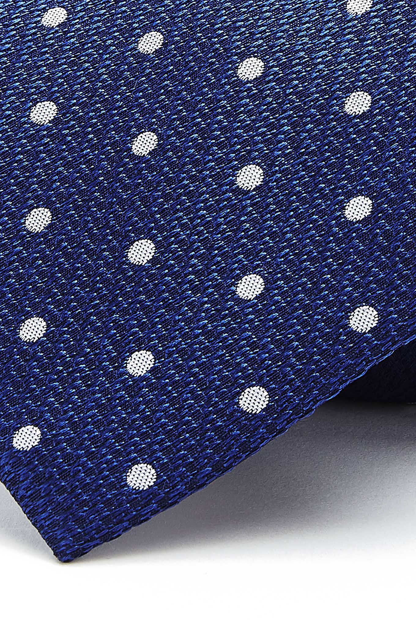 Gravata Padrão De Bolas 100% Seda 8cm - Image 4