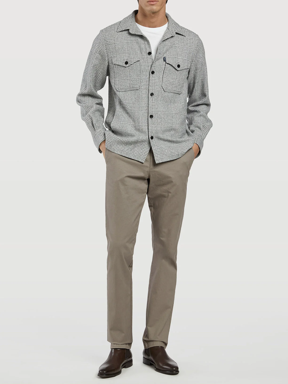 Overshirt de xadrez