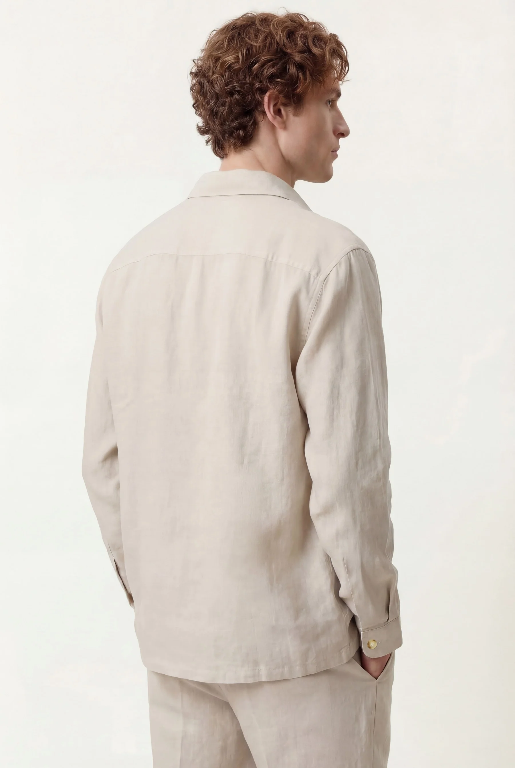 Overshirt em puro linho - Image 14