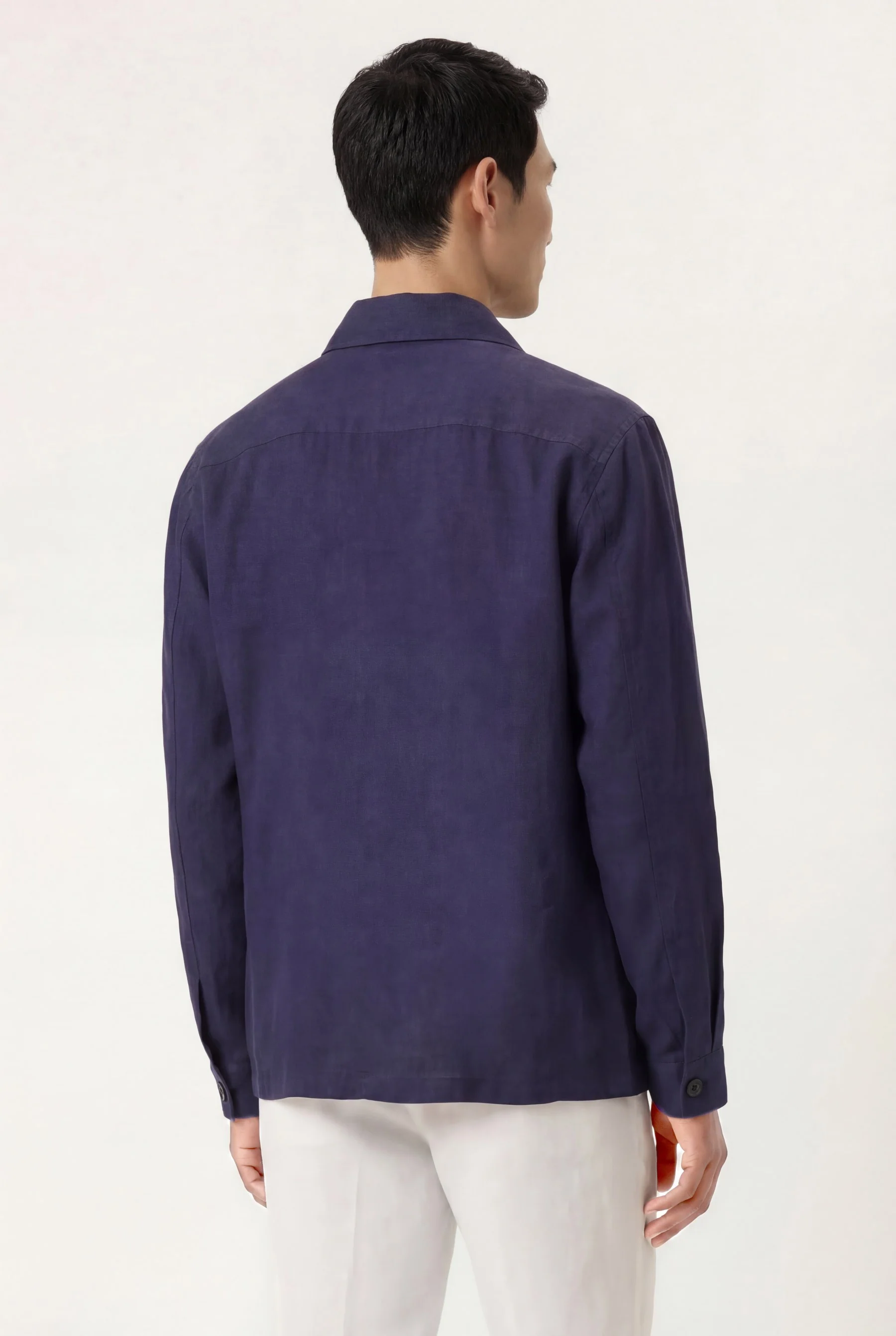 Overshirt em puro linho - Image 9
