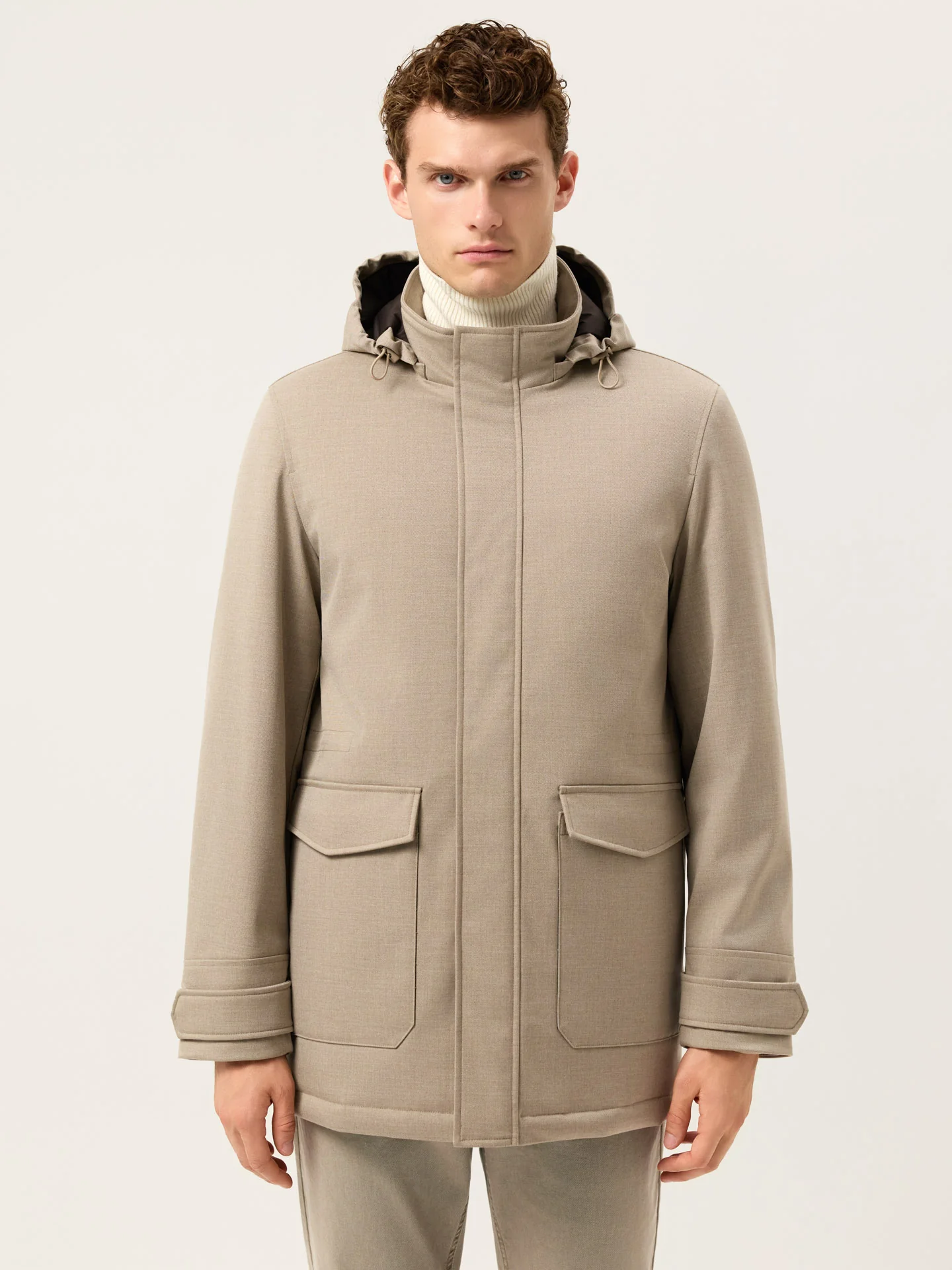 Parka Técnica Acolchoada com Capuz Removível - Image 6