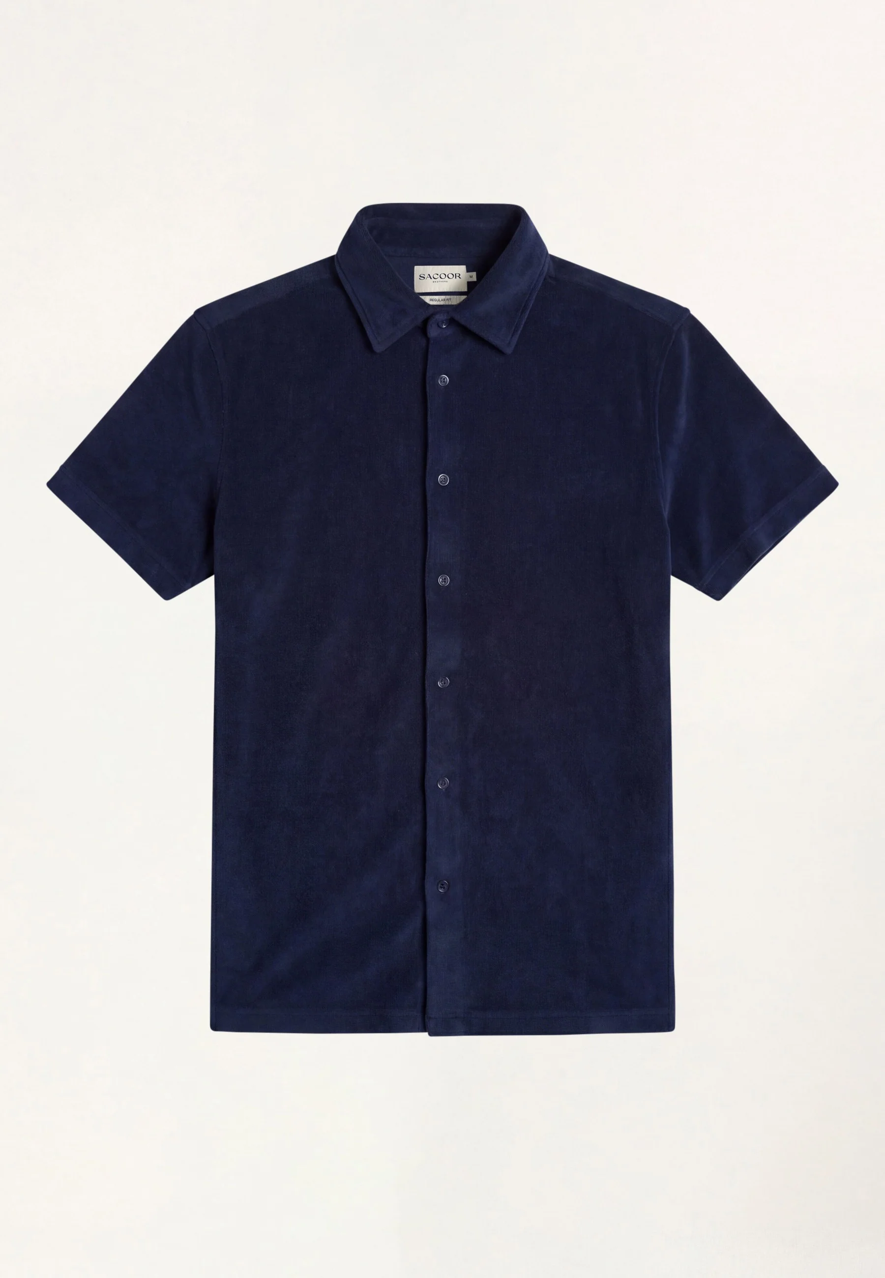 Polo Em Felpa Regular Fit Em Mistura De Algodão E Modal - Image 2